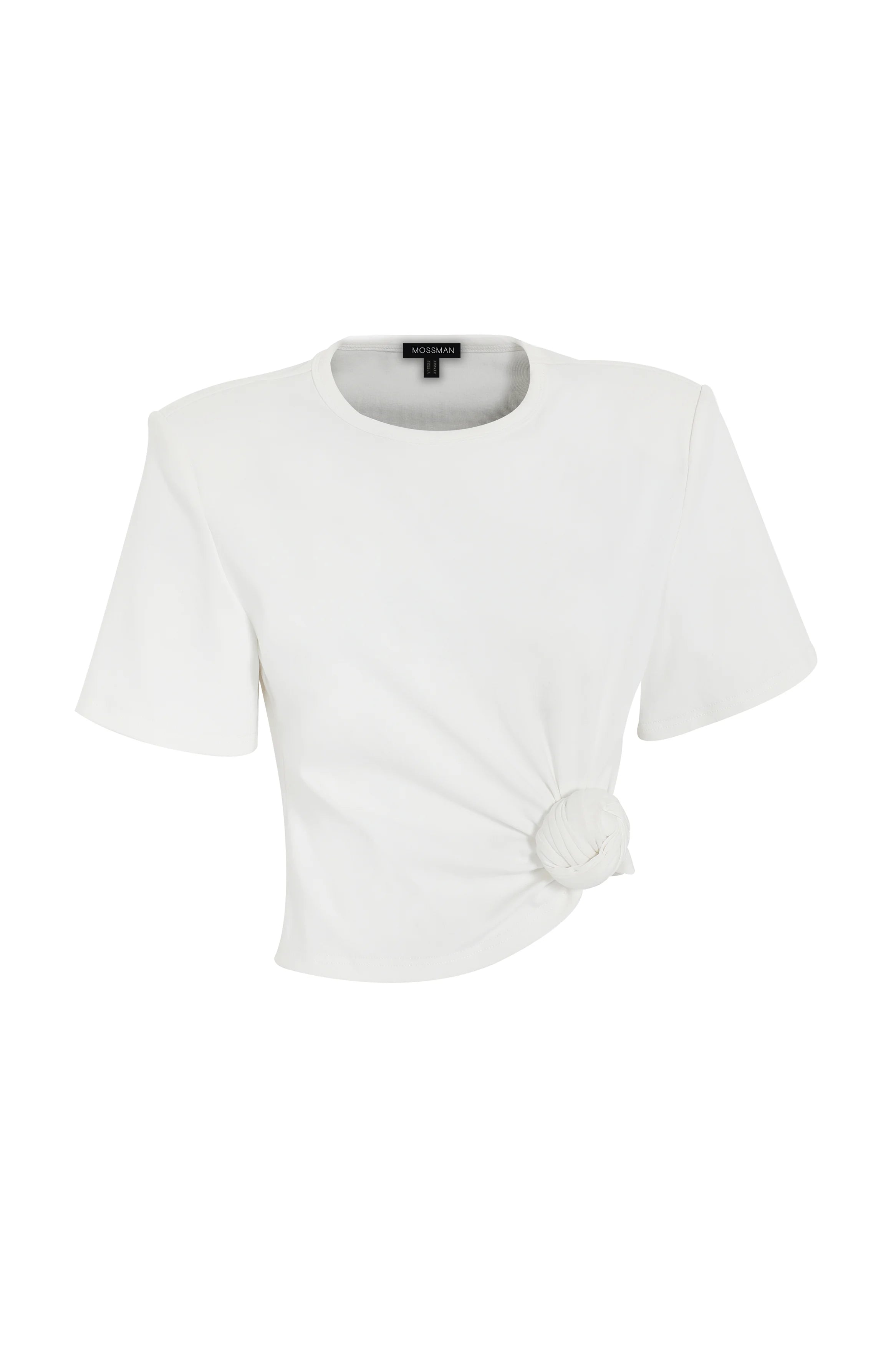 Tied & true top, white