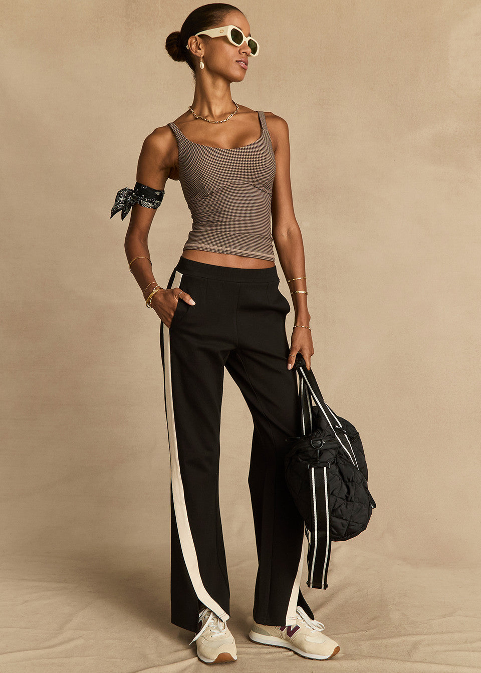 Petra flare pant, black