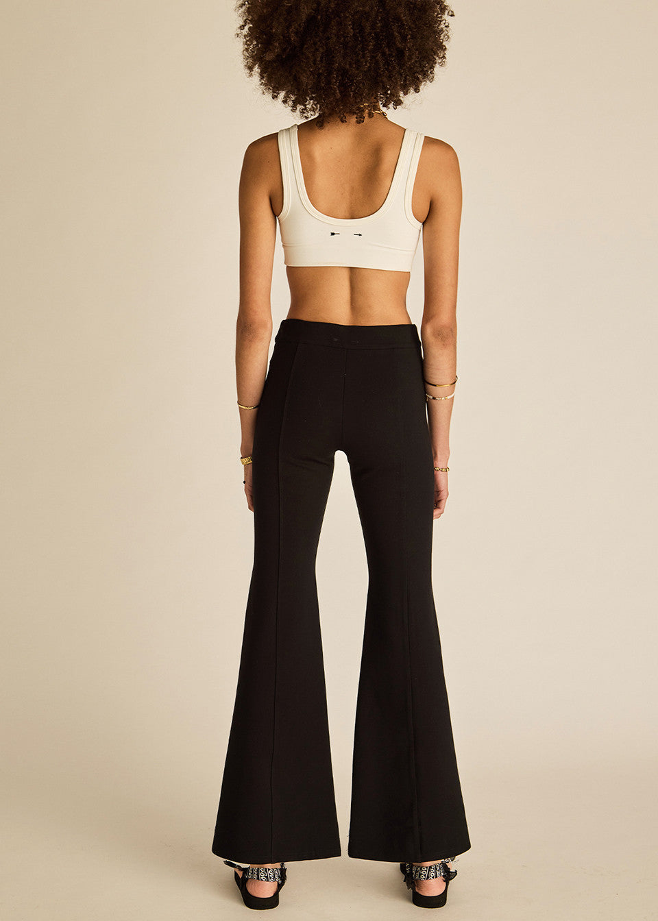 Joyela flare pant, black