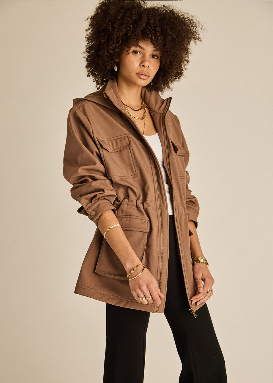 Joyela flare pant, black