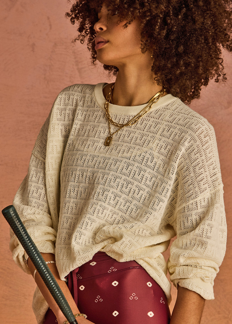 Chennai yelena knitted top, cream