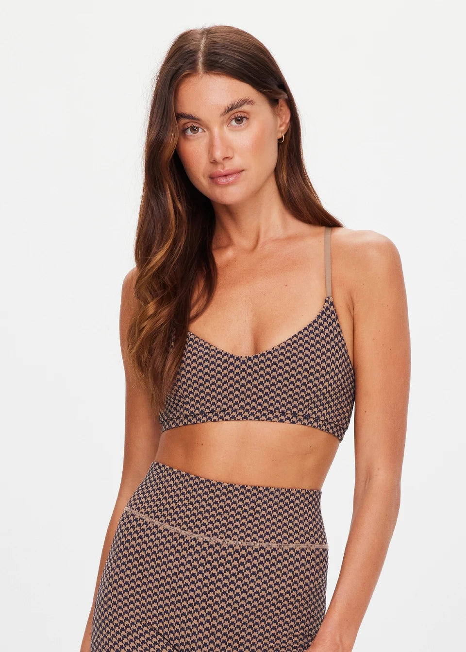 Houndstooth zoe bra, check