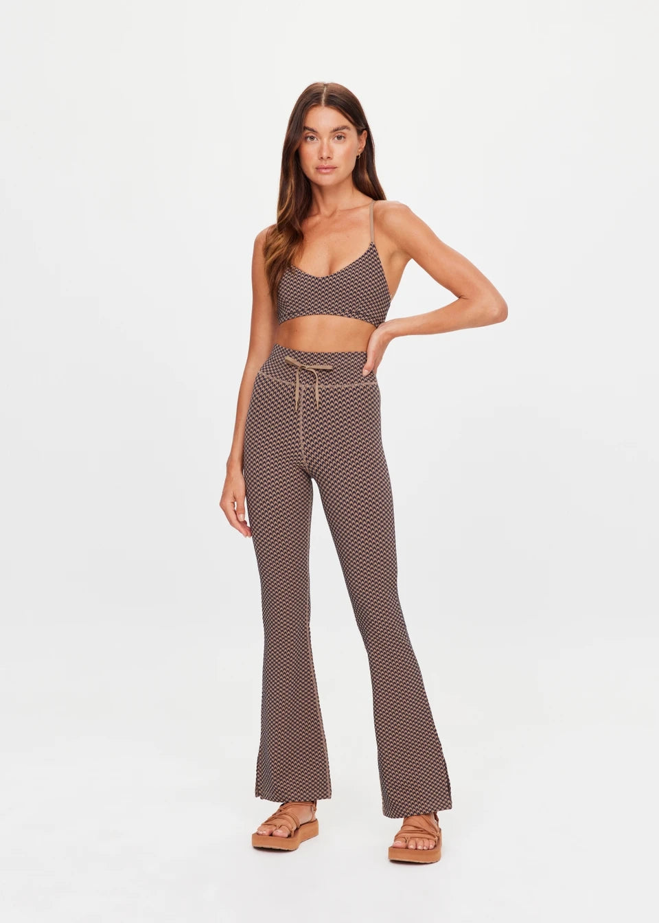 Houndstooth zoe bra, check