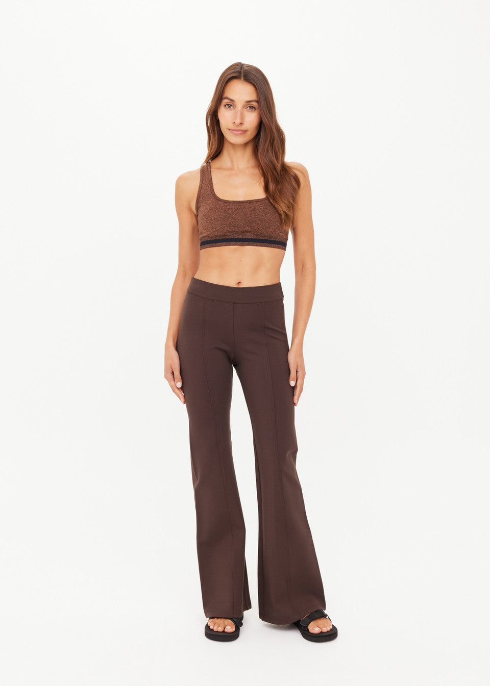 Joyela flare pant, cocoa