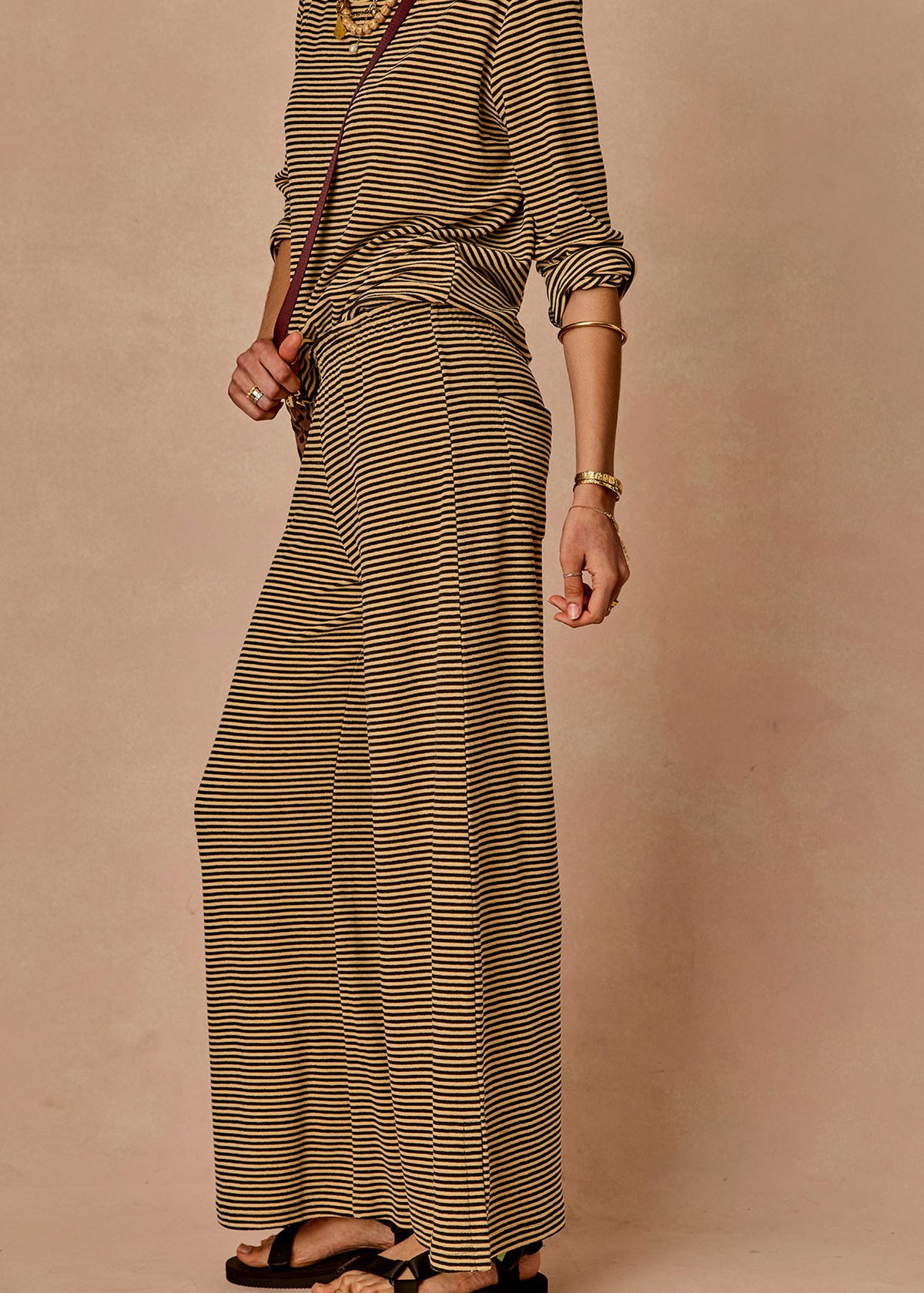 Santos adriel split pant, stripe