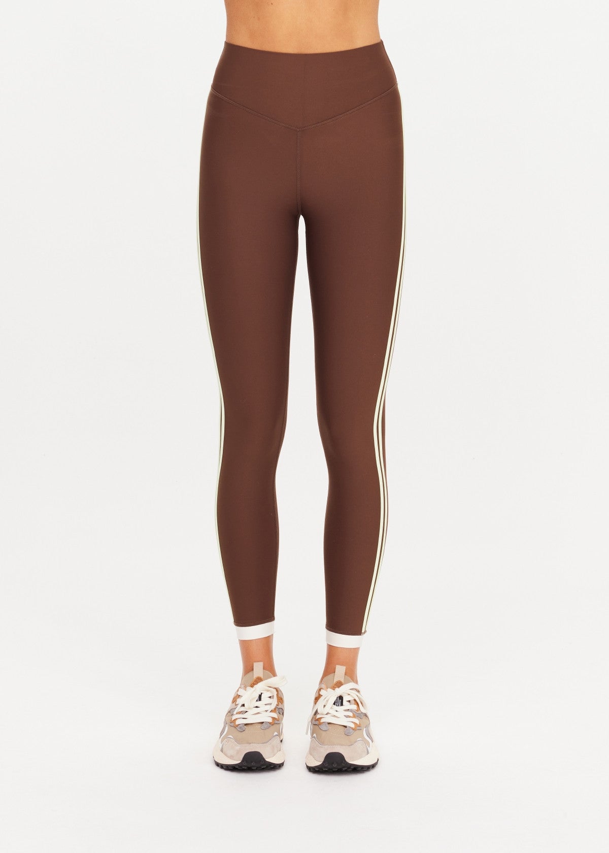 Daytona 25inch high midi pant, chocolate