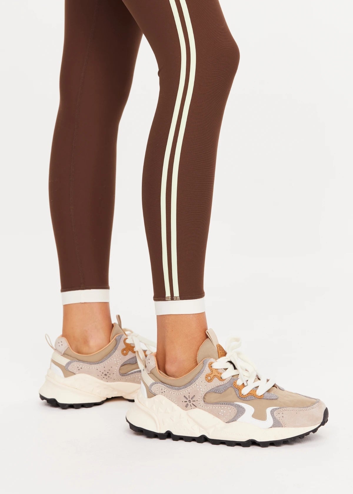 Daytona 25inch high midi pant, chocolate