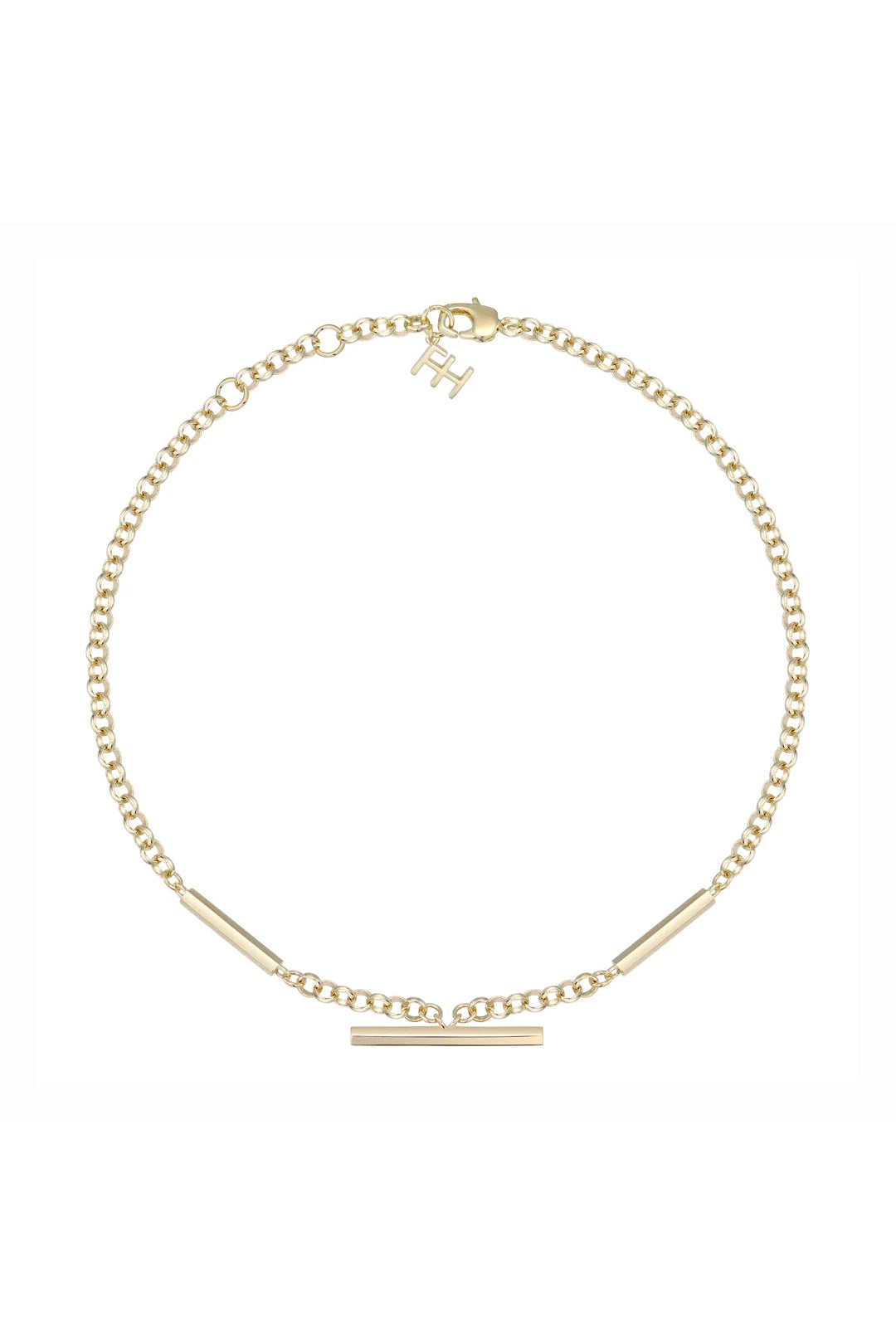 Classic rolo necklace, gold