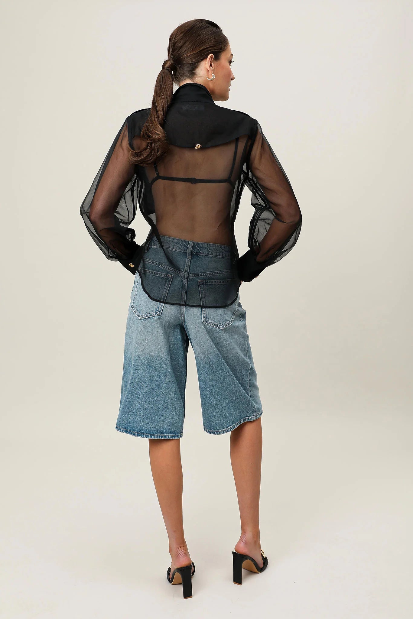 Lumier blouse, black