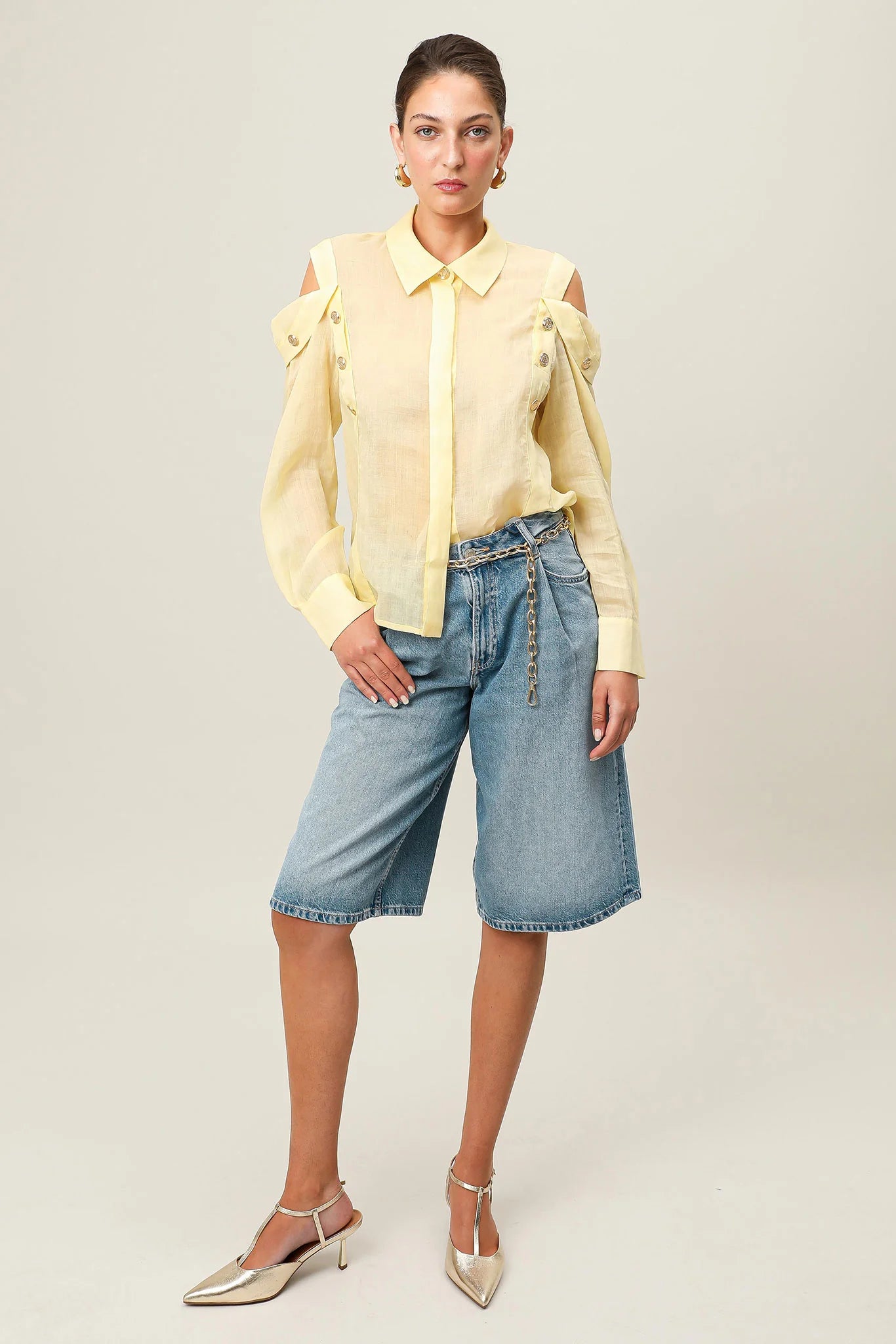 Vivre shirt, lemon