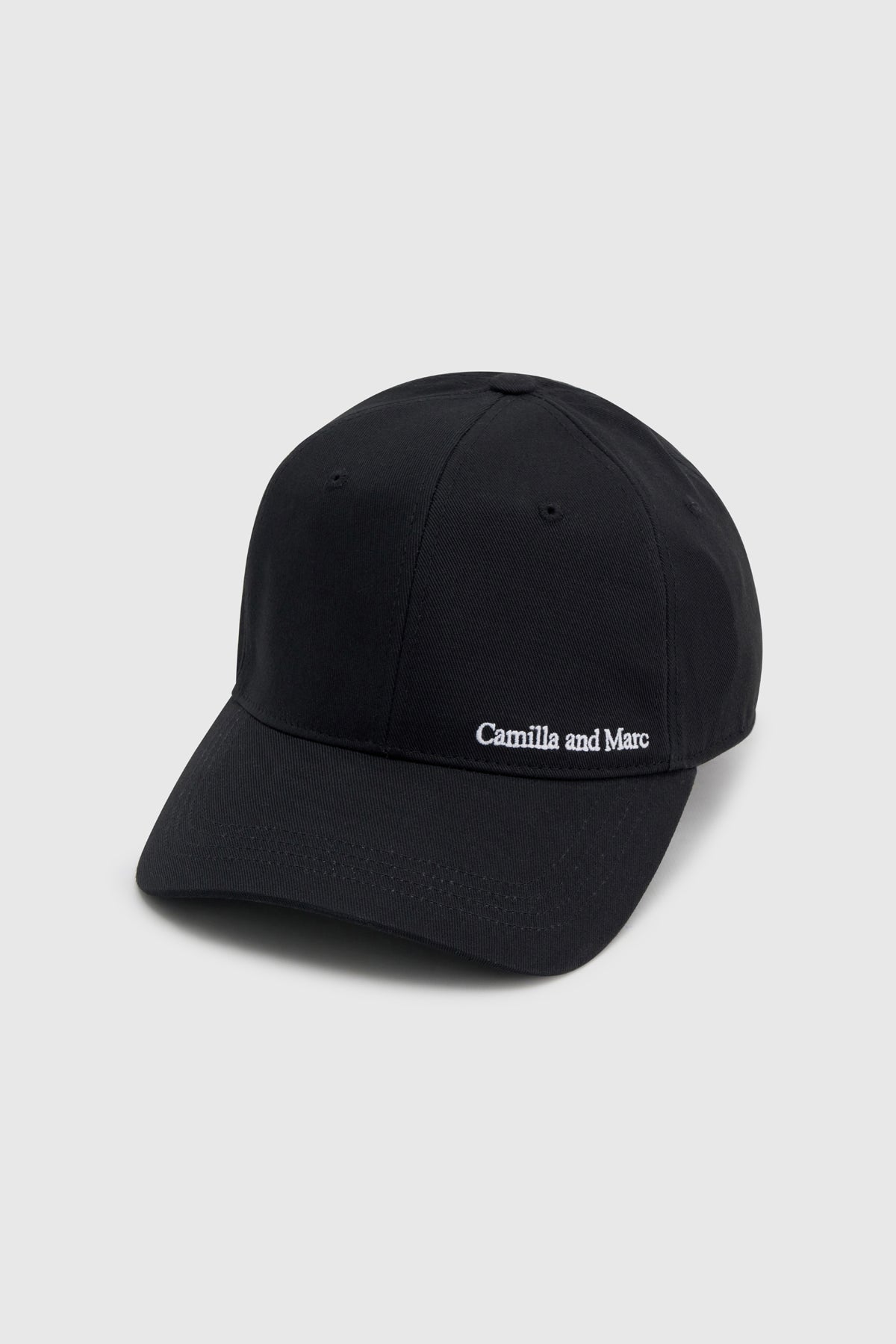 Thome embroidered cap,  black