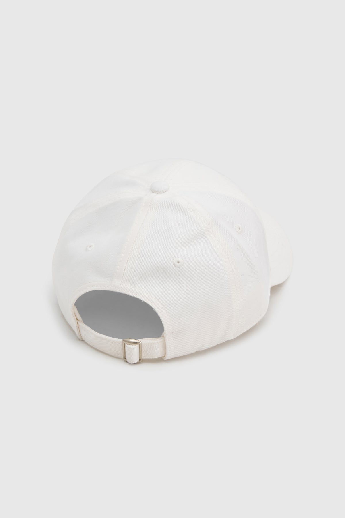 Thome embroidered cap, soft white