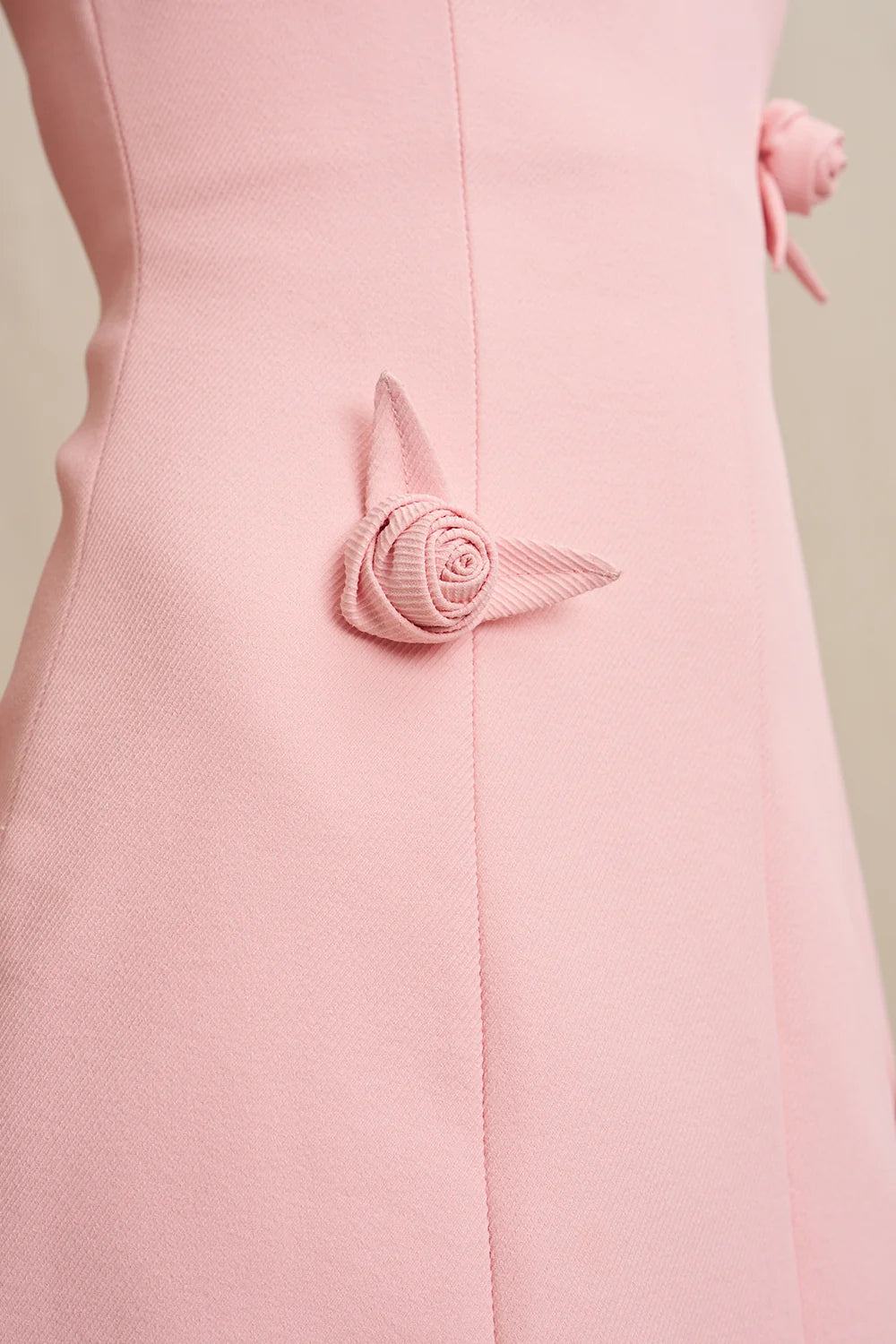 Valentina rose mini dress, light pink