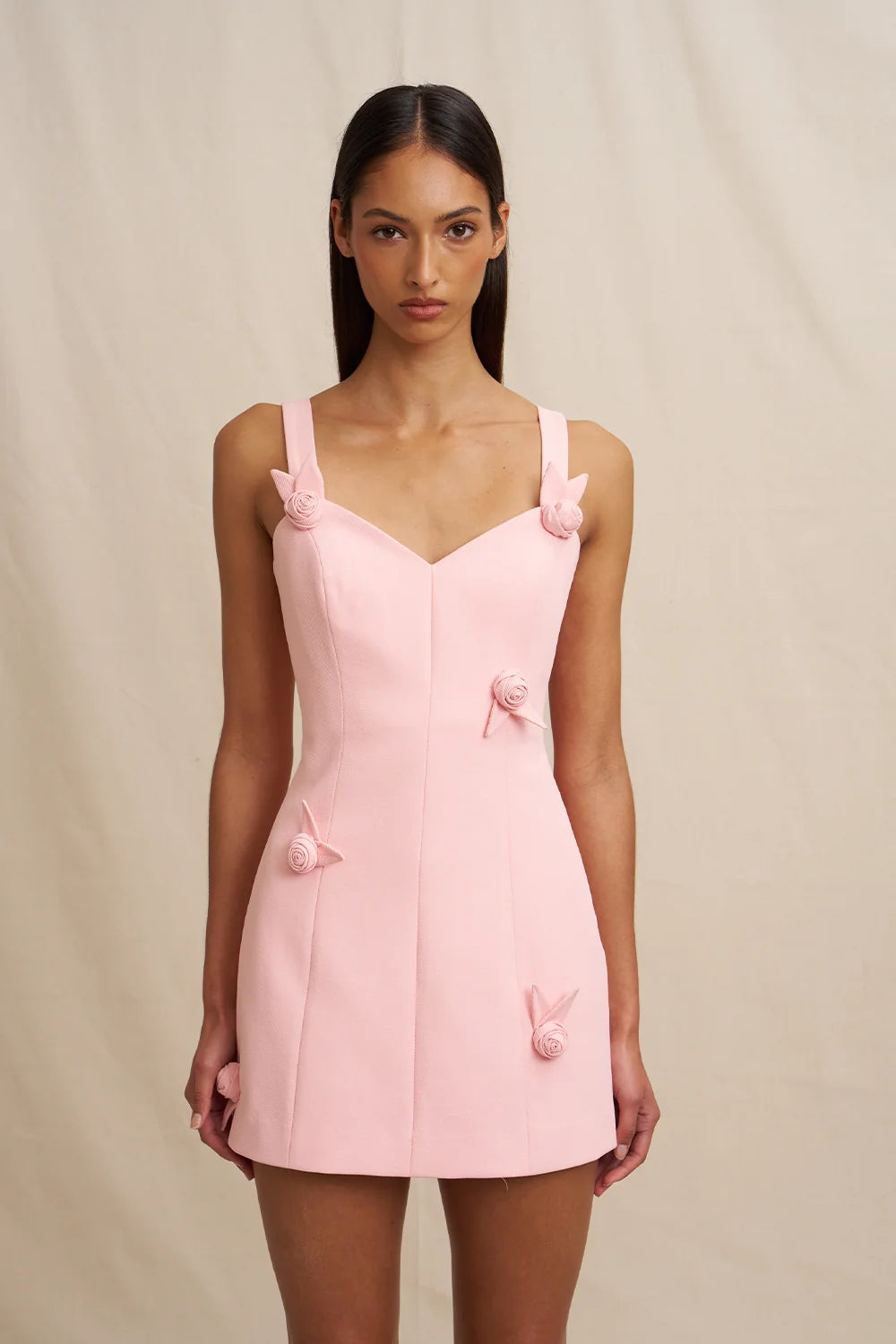 Valentina rose mini dress, light pink