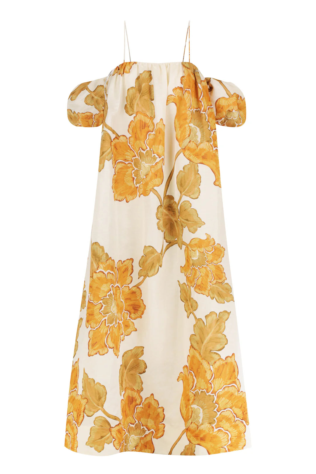 Vetiver dress, sunshine bloom