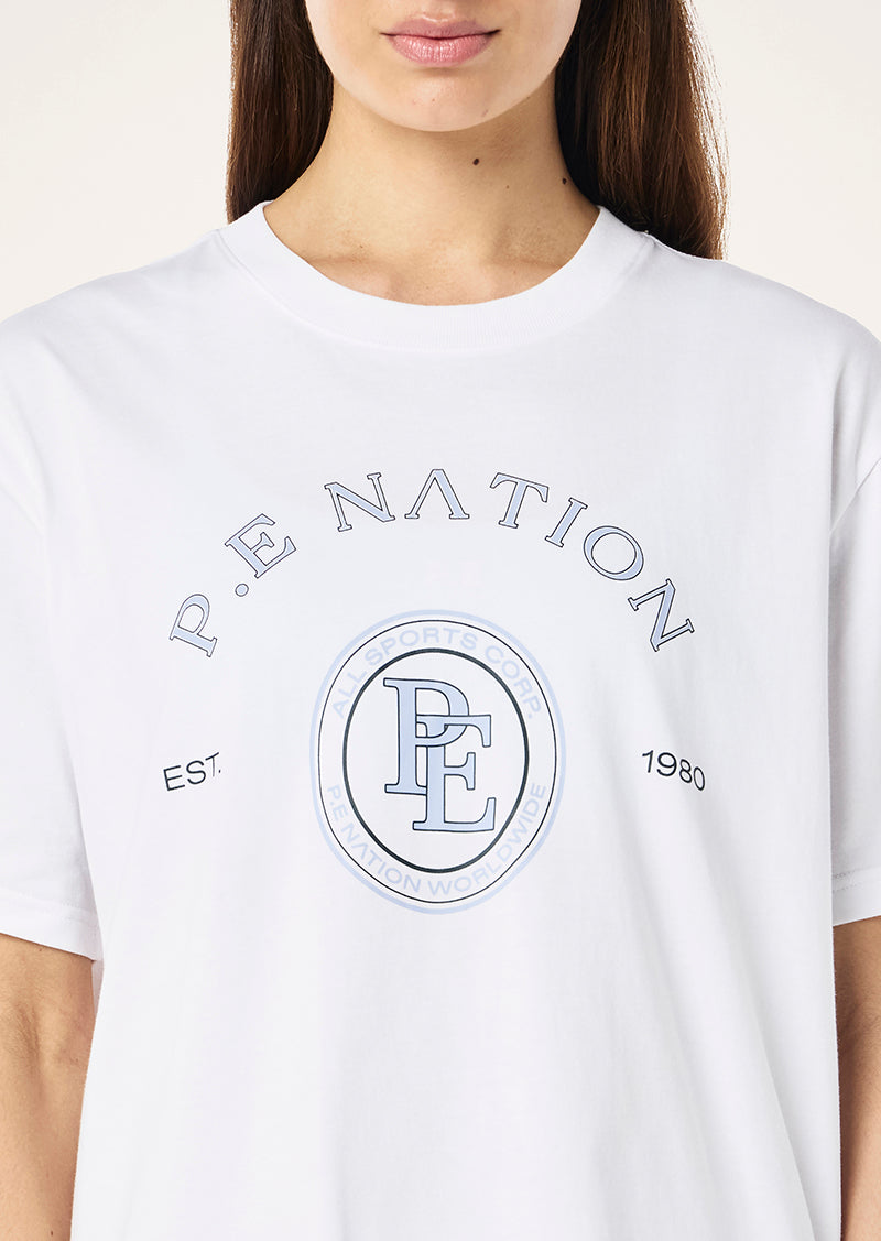 Voyage tee, optic white