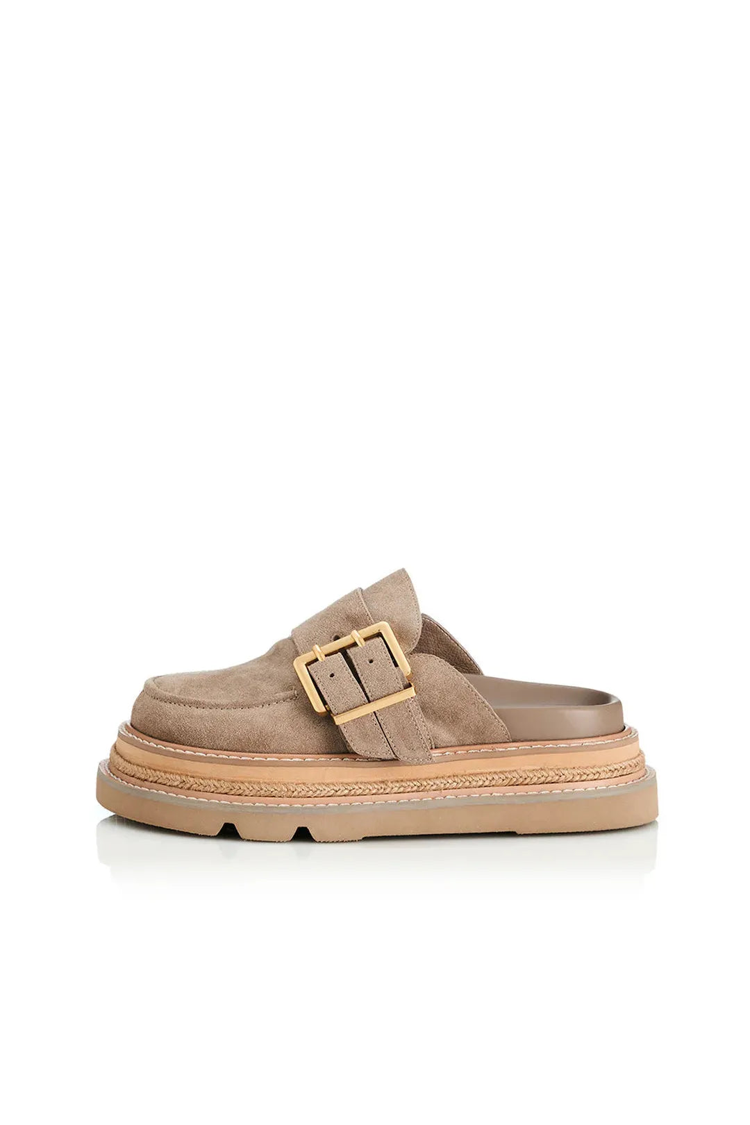 Vella, natural suede