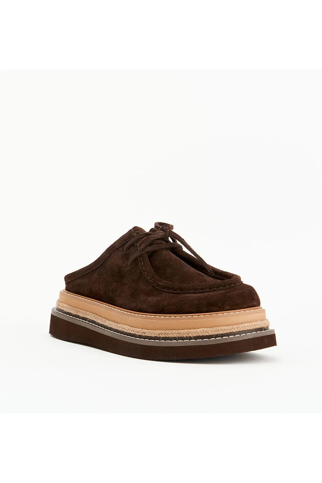 Veronique, chocolate suede