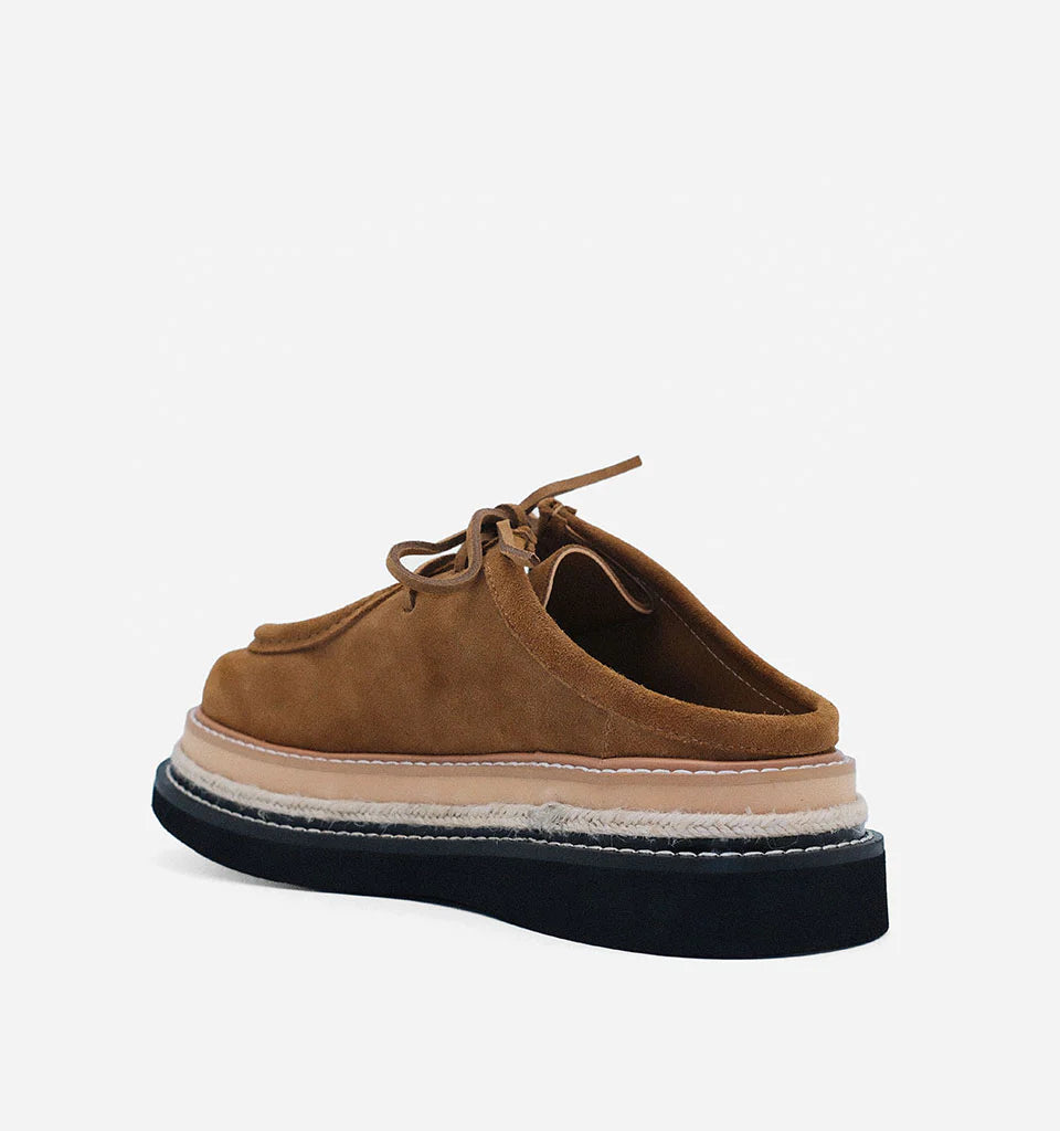 Veronique, mocha suede