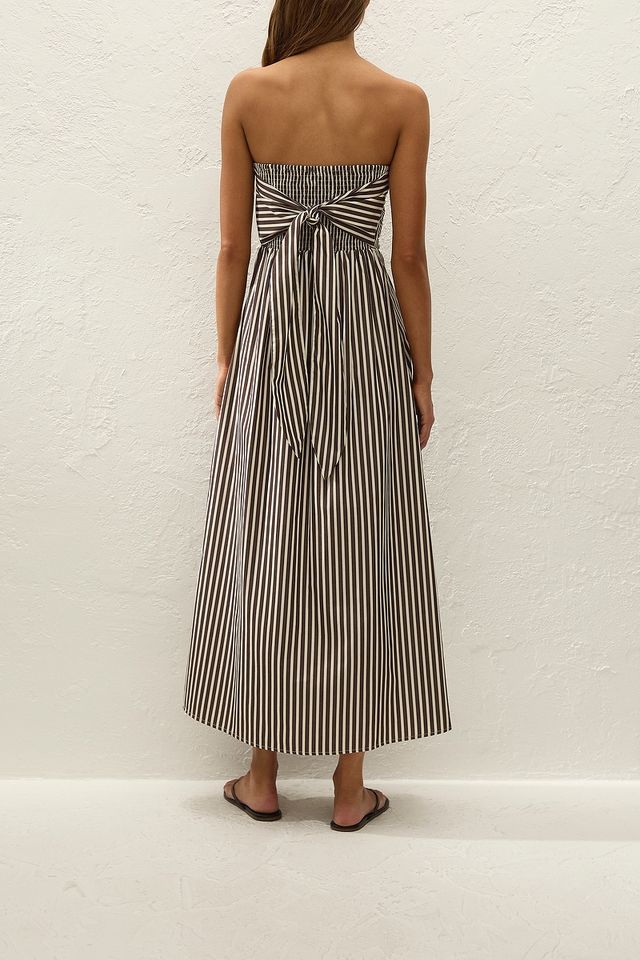 Casimiro midi dress, rita stripe port
