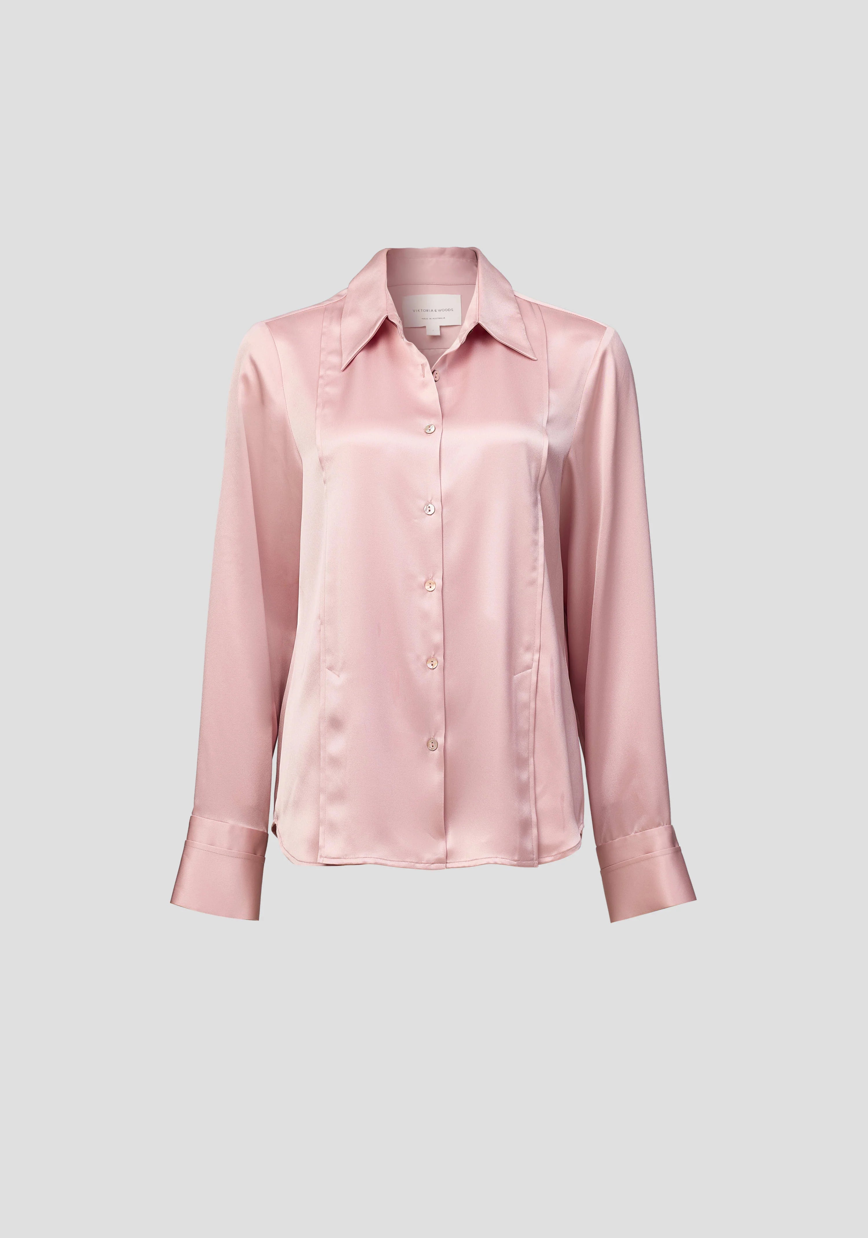 Solstice shirt, tinted rose