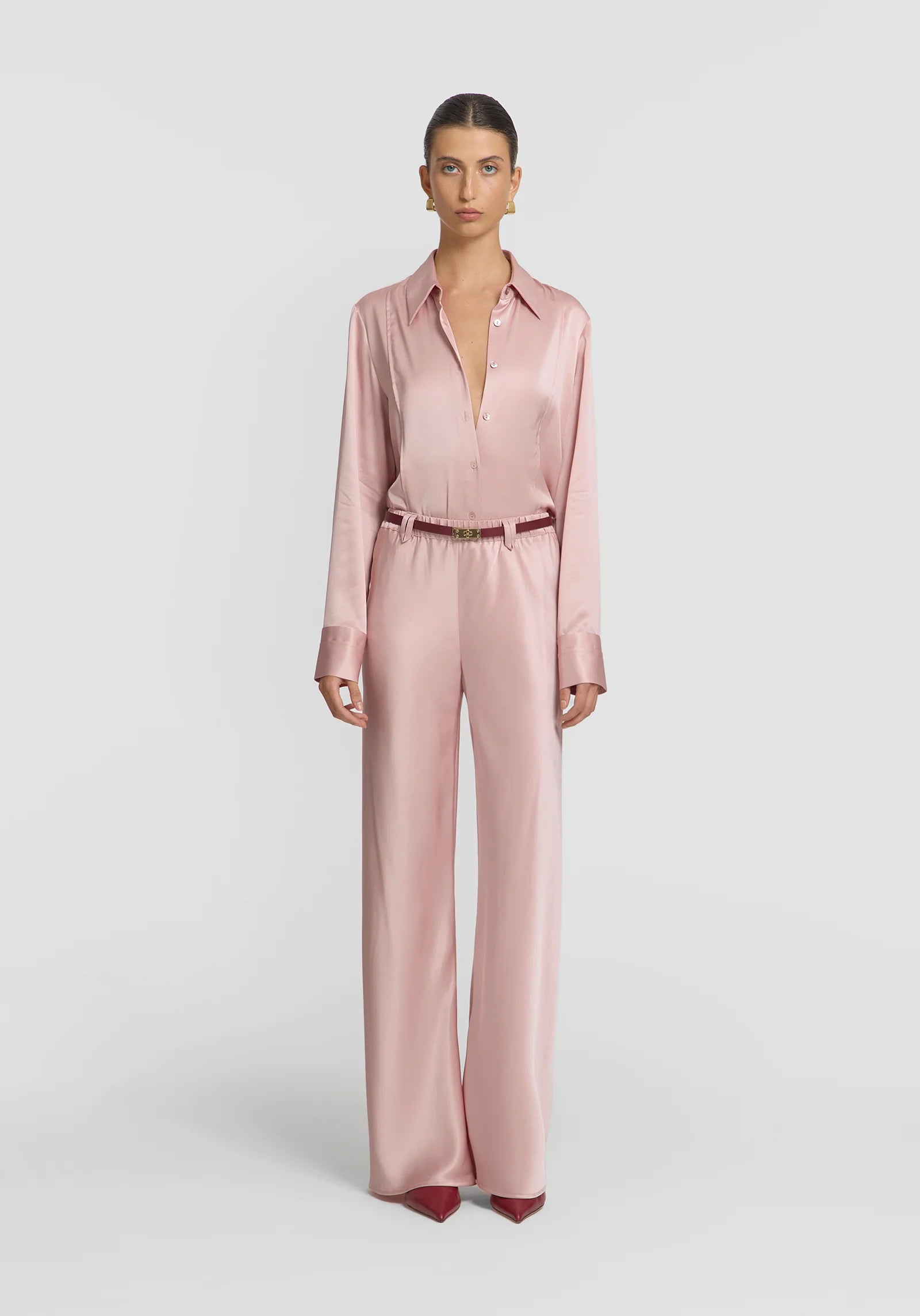 Arcadia pant, tinted rose