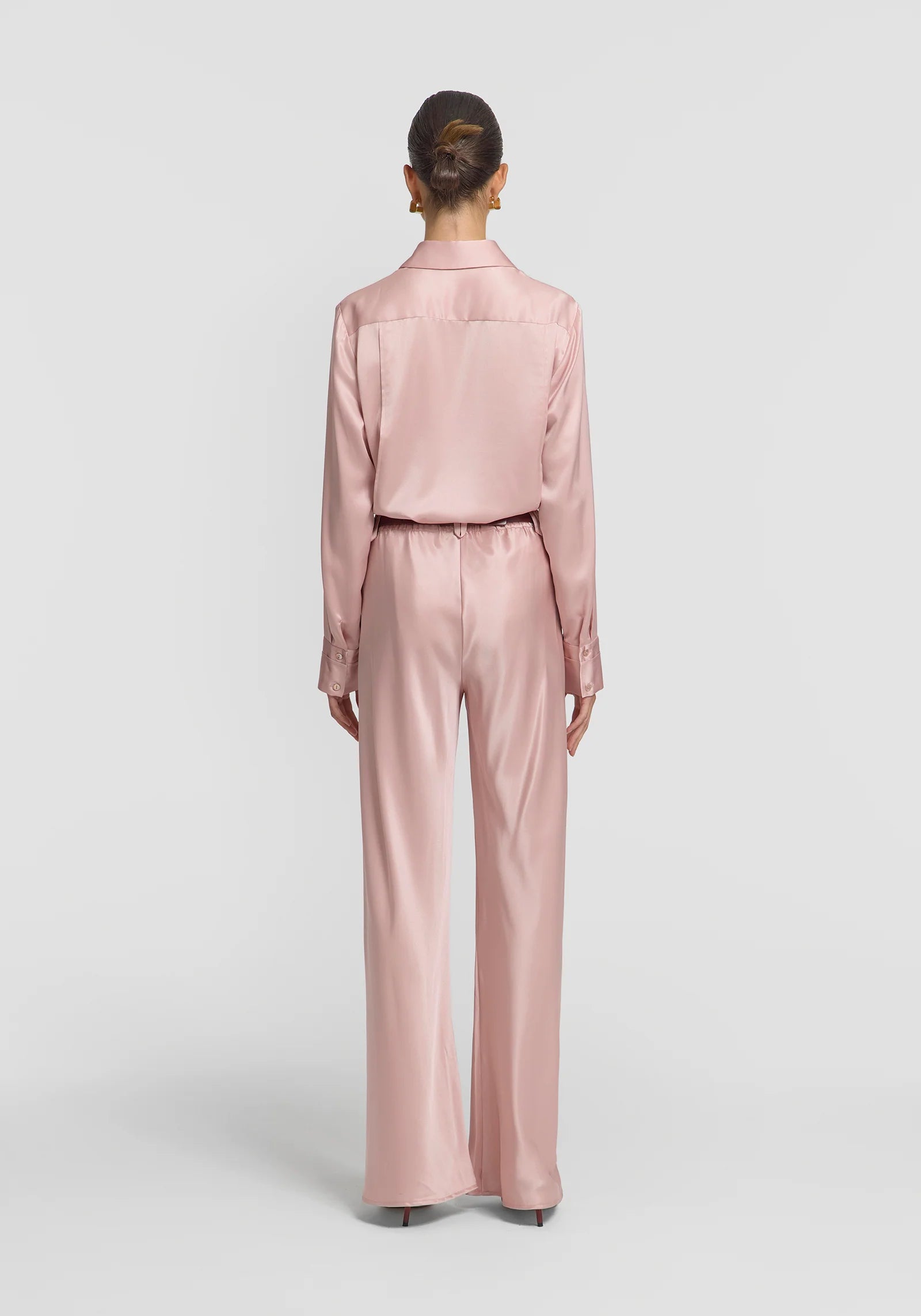 Solstice shirt, tinted rose