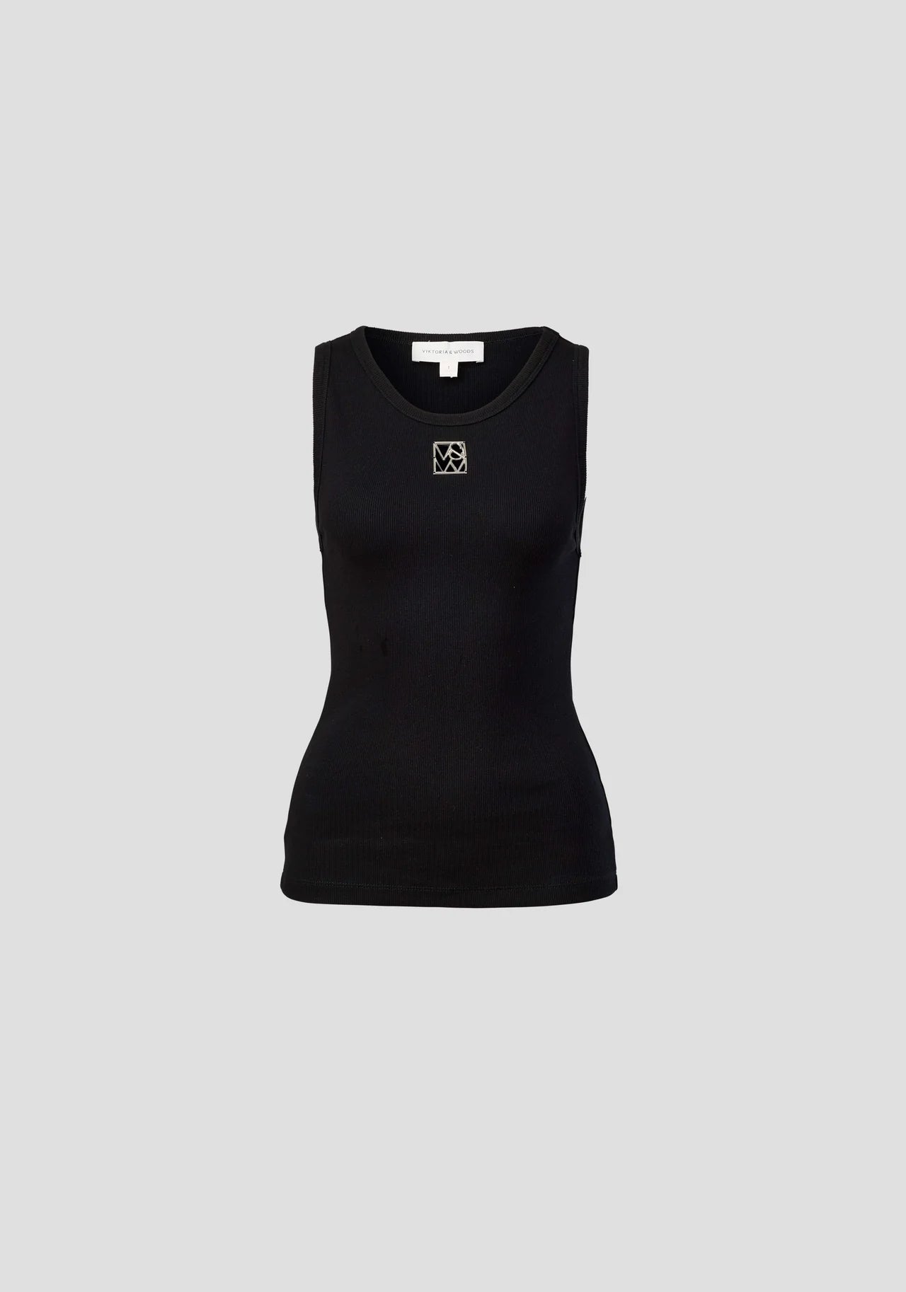 V&W  Metal tank, black