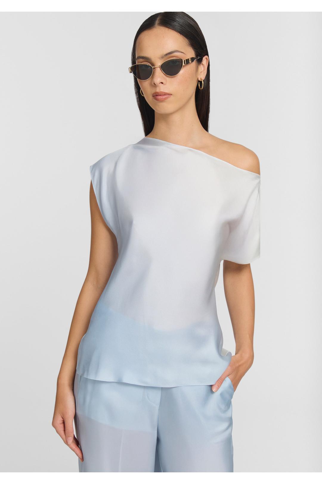 Rosemary top, ocean ombre