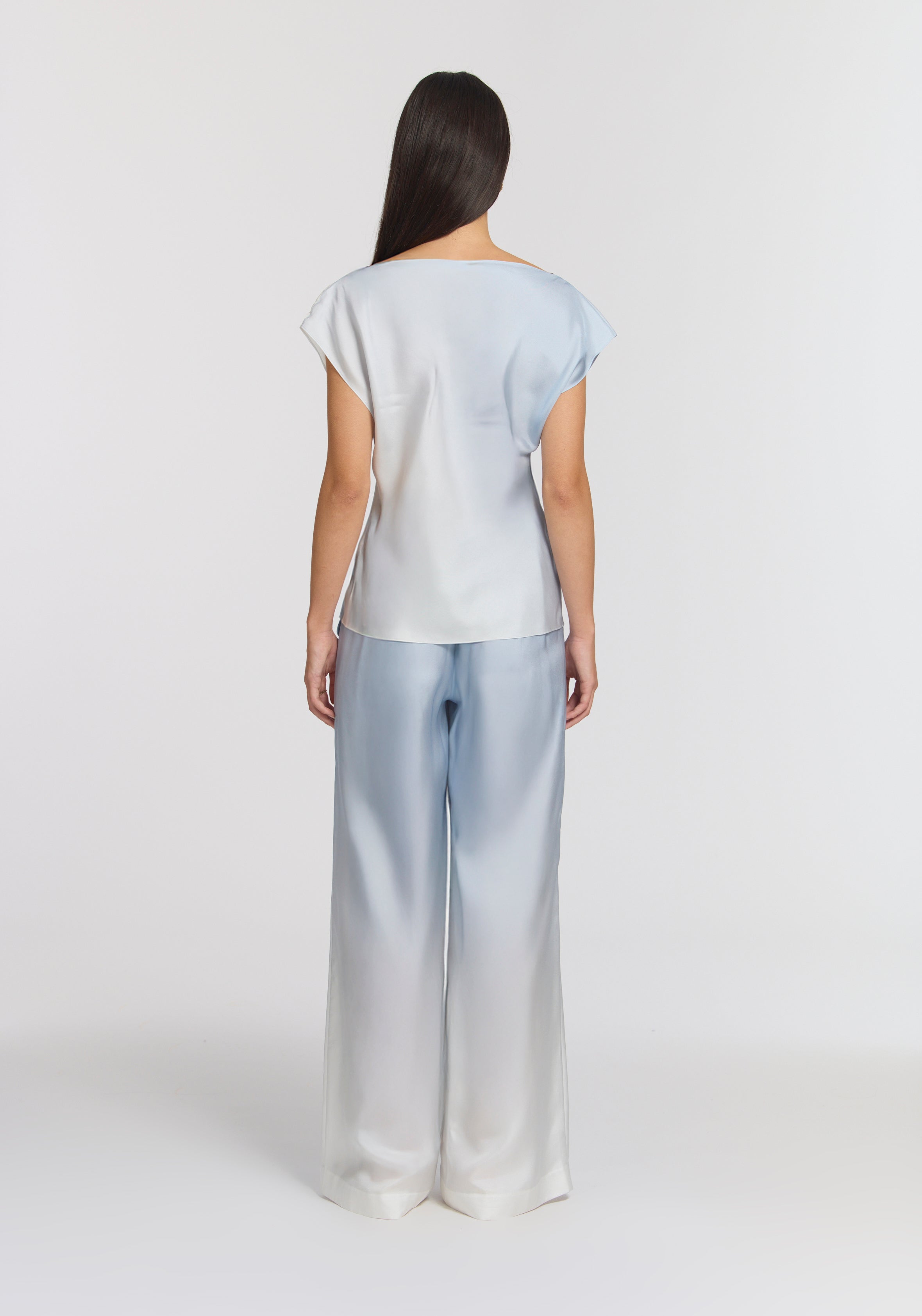 Rosemary top, ocean ombre