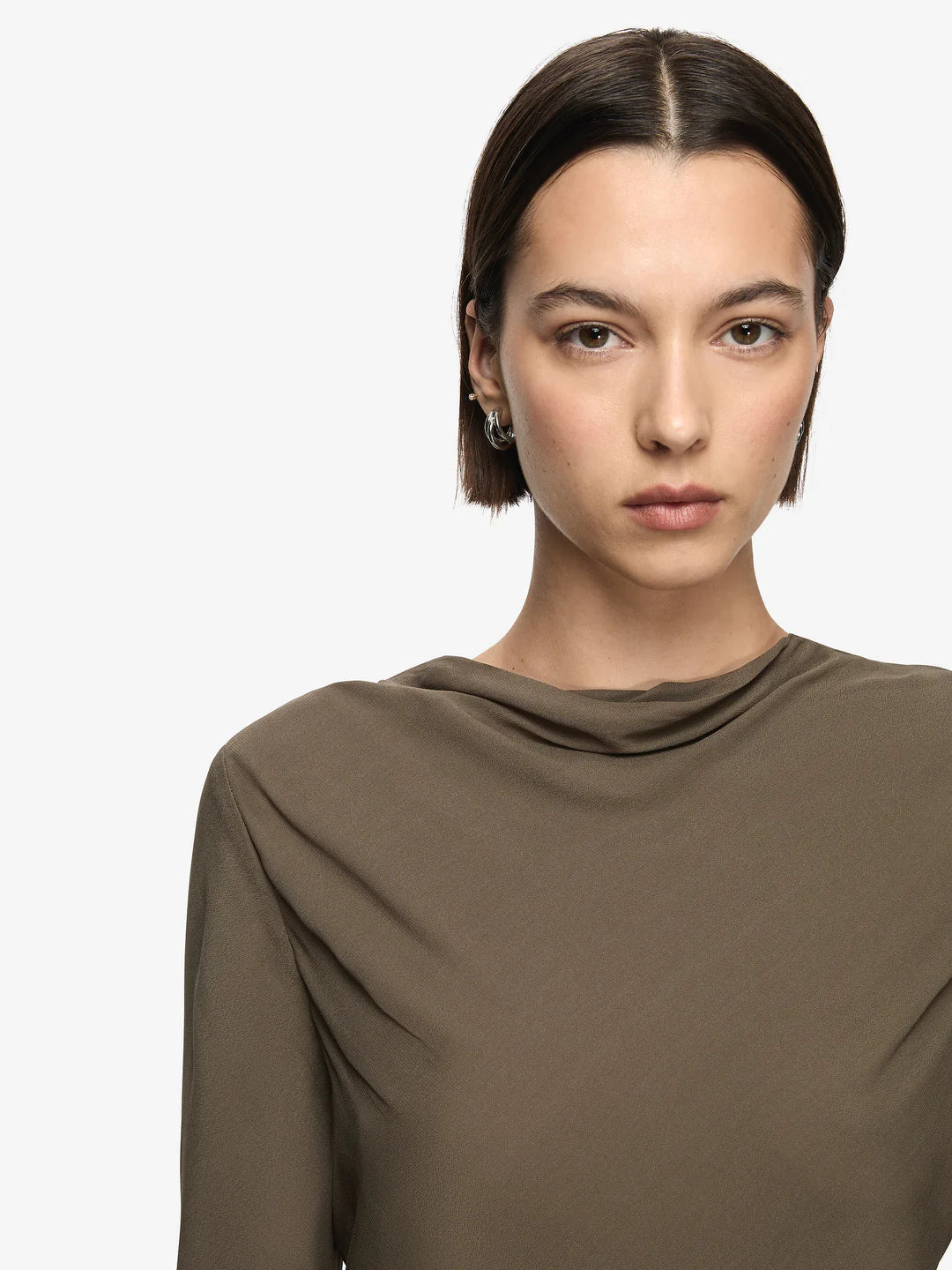 Briya long sleeve top, twig