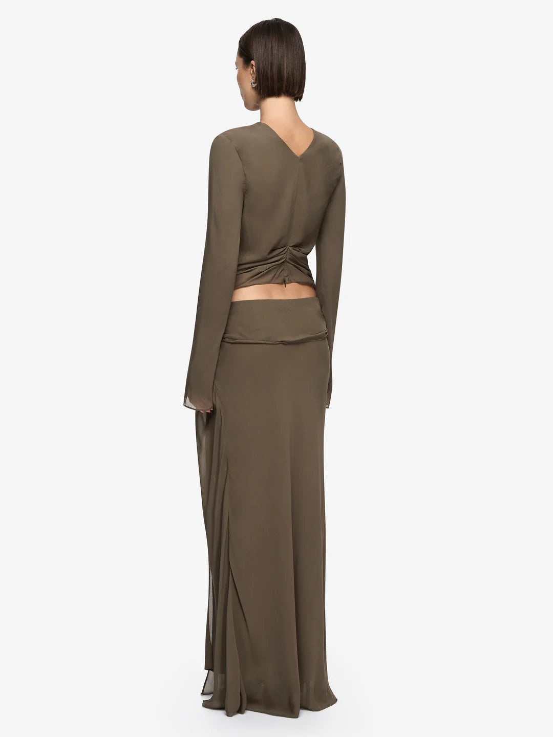 Briya long sleeve top, twig