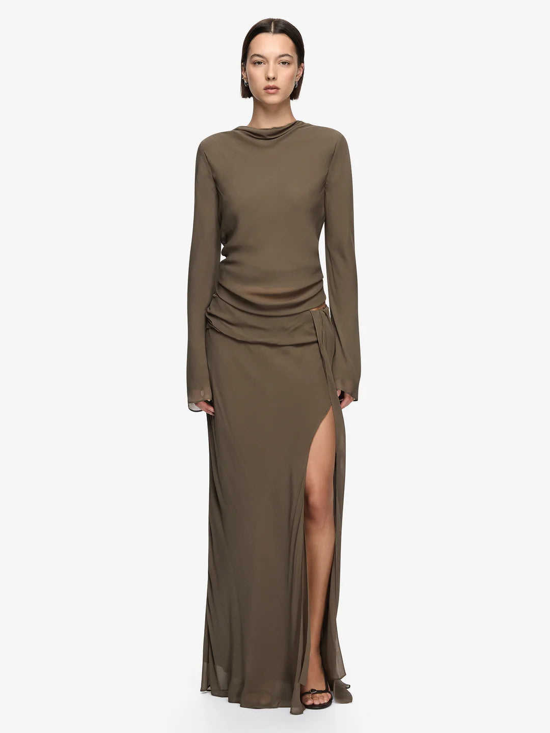 Briya maxi skirt, twig