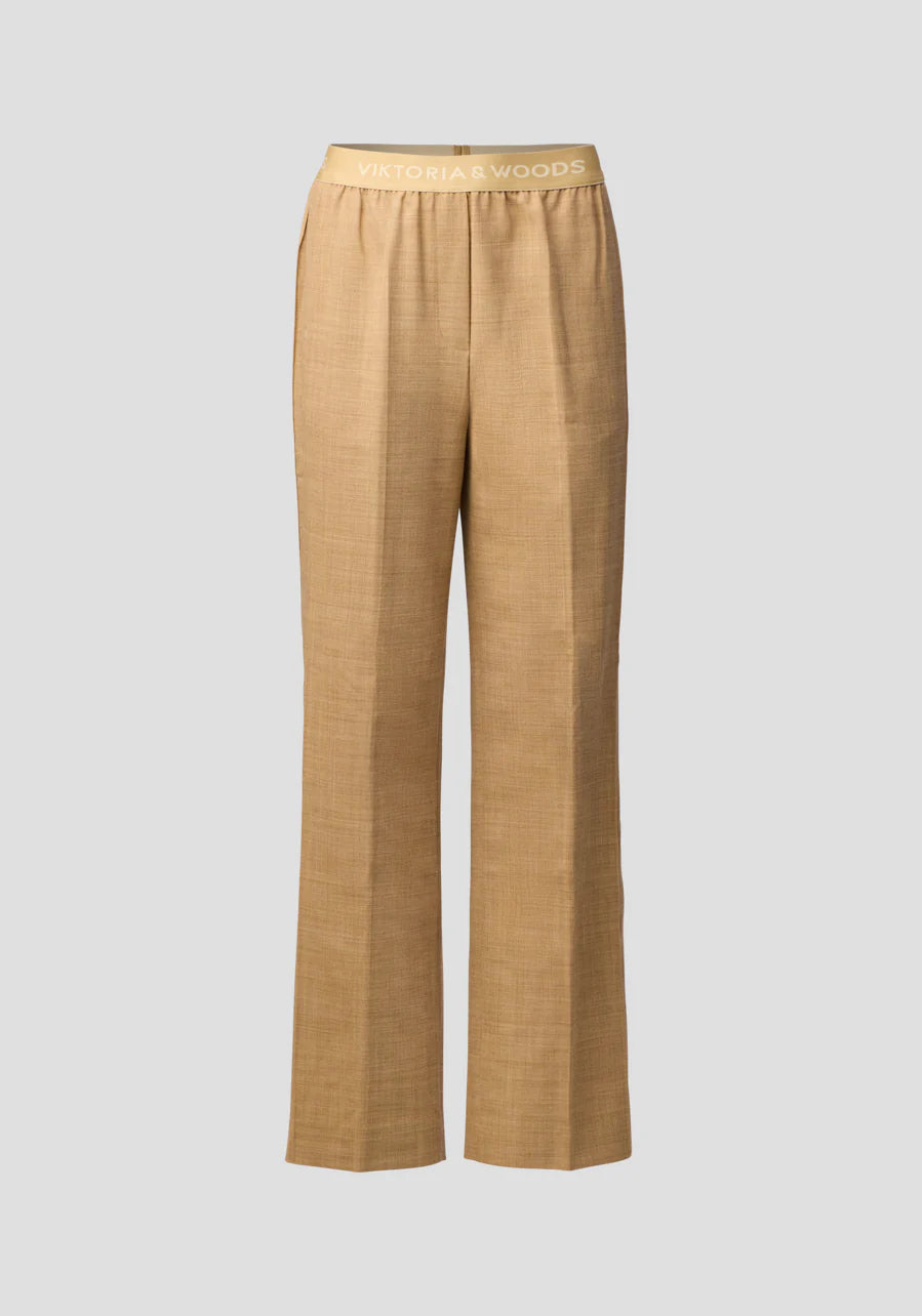 Hemsworth trouser, pale camel