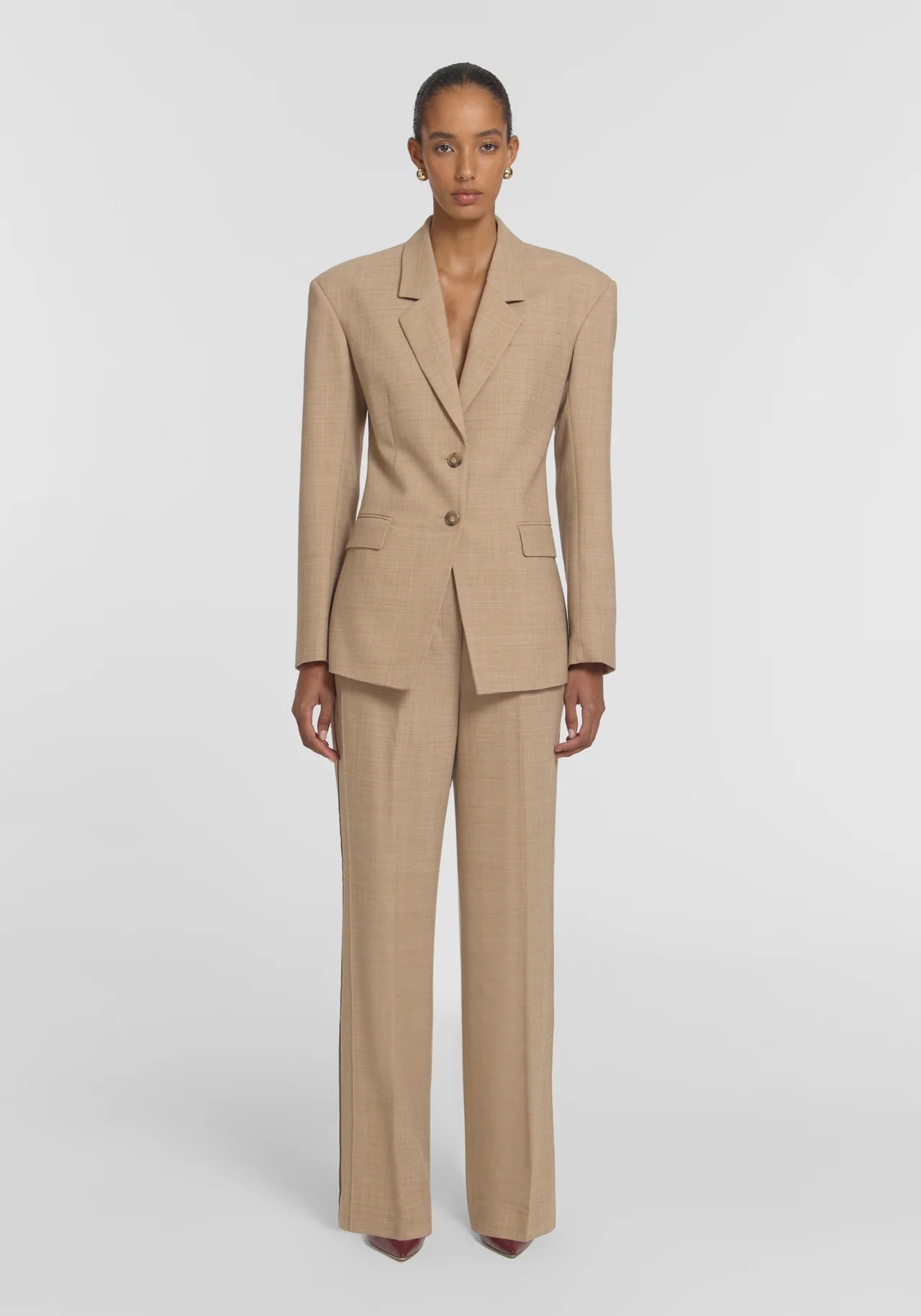 Hemsworth trouser, pale camel