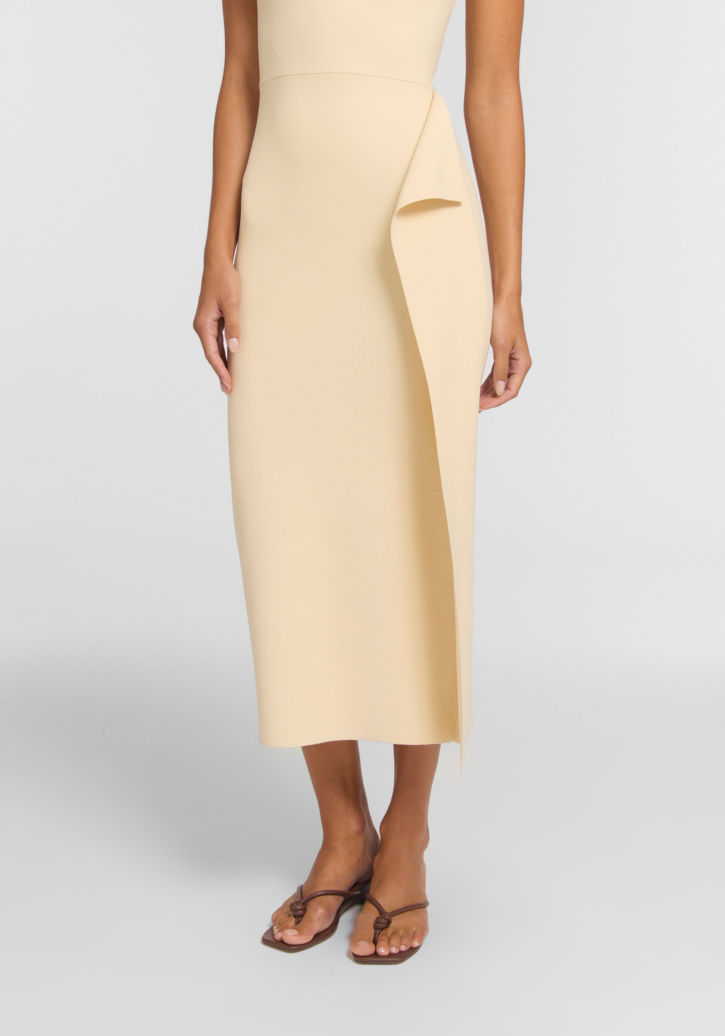 Honeydew dress, buttermilk