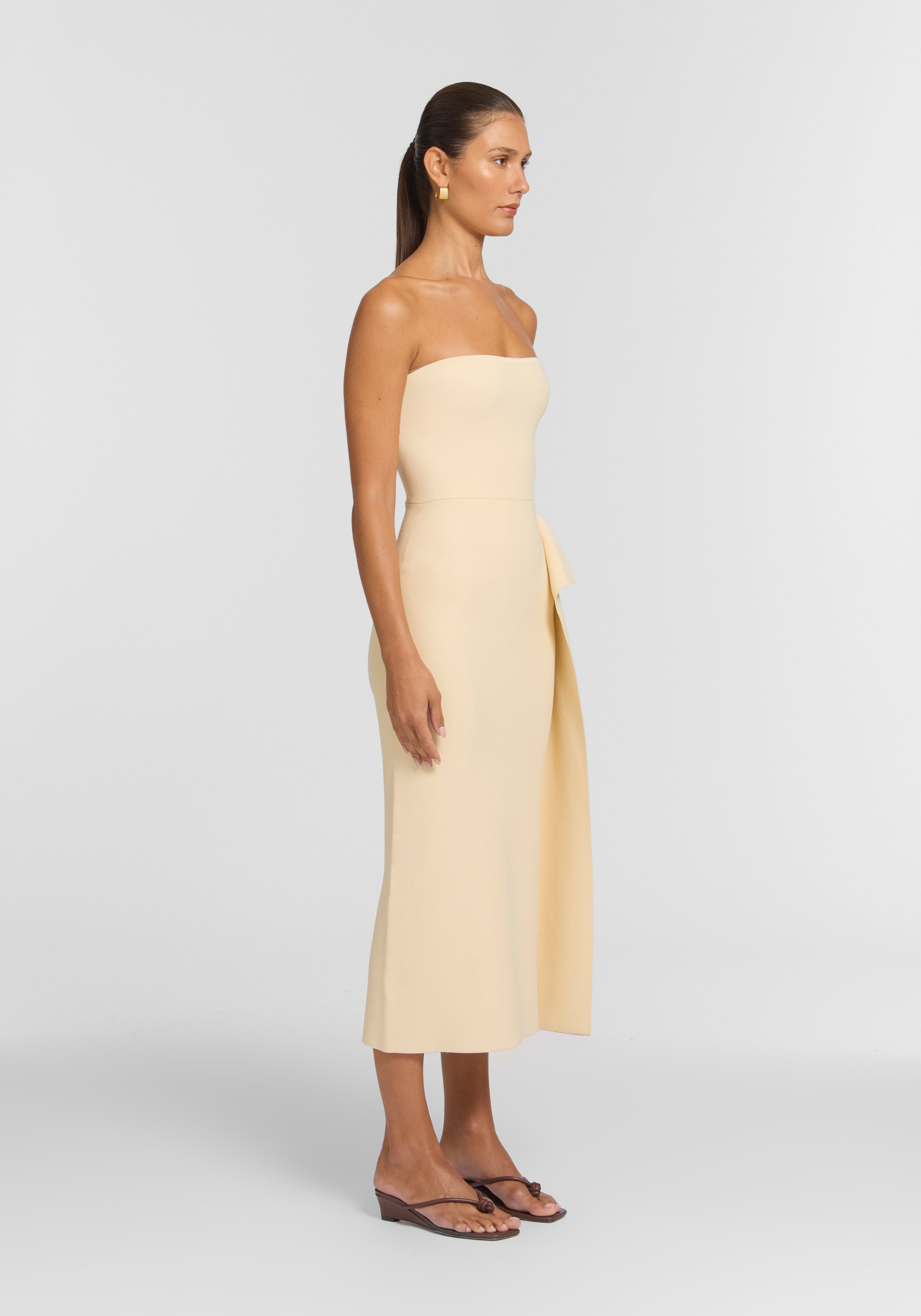 Honeydew dress, buttermilk