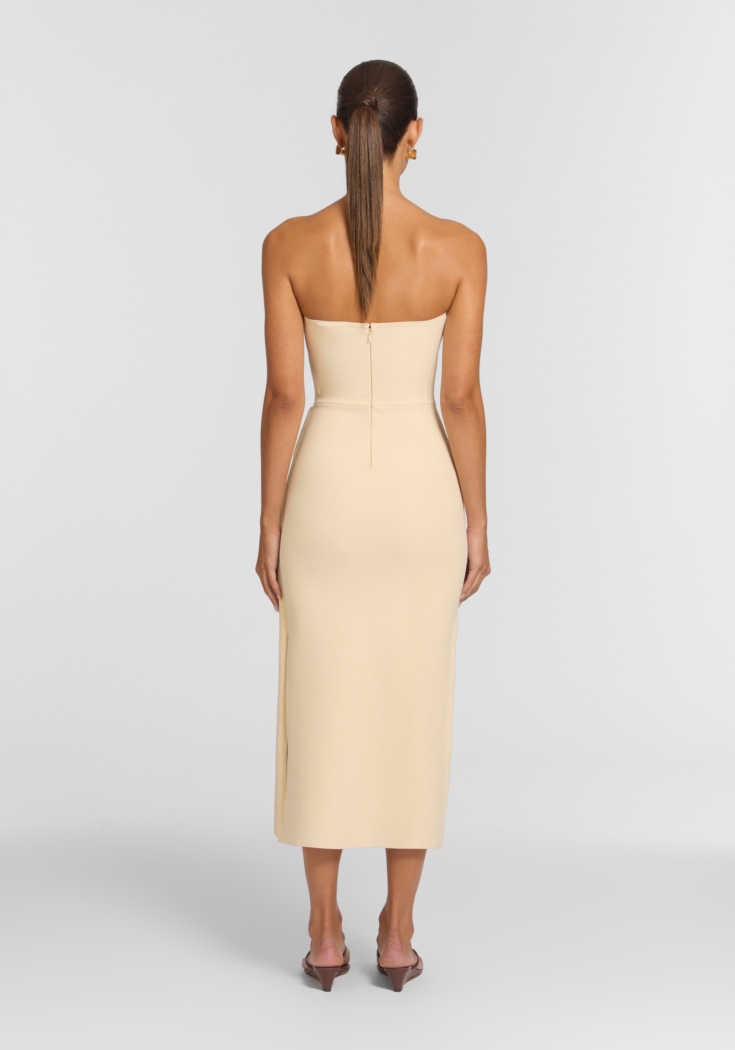 Honeydew dress, buttermilk