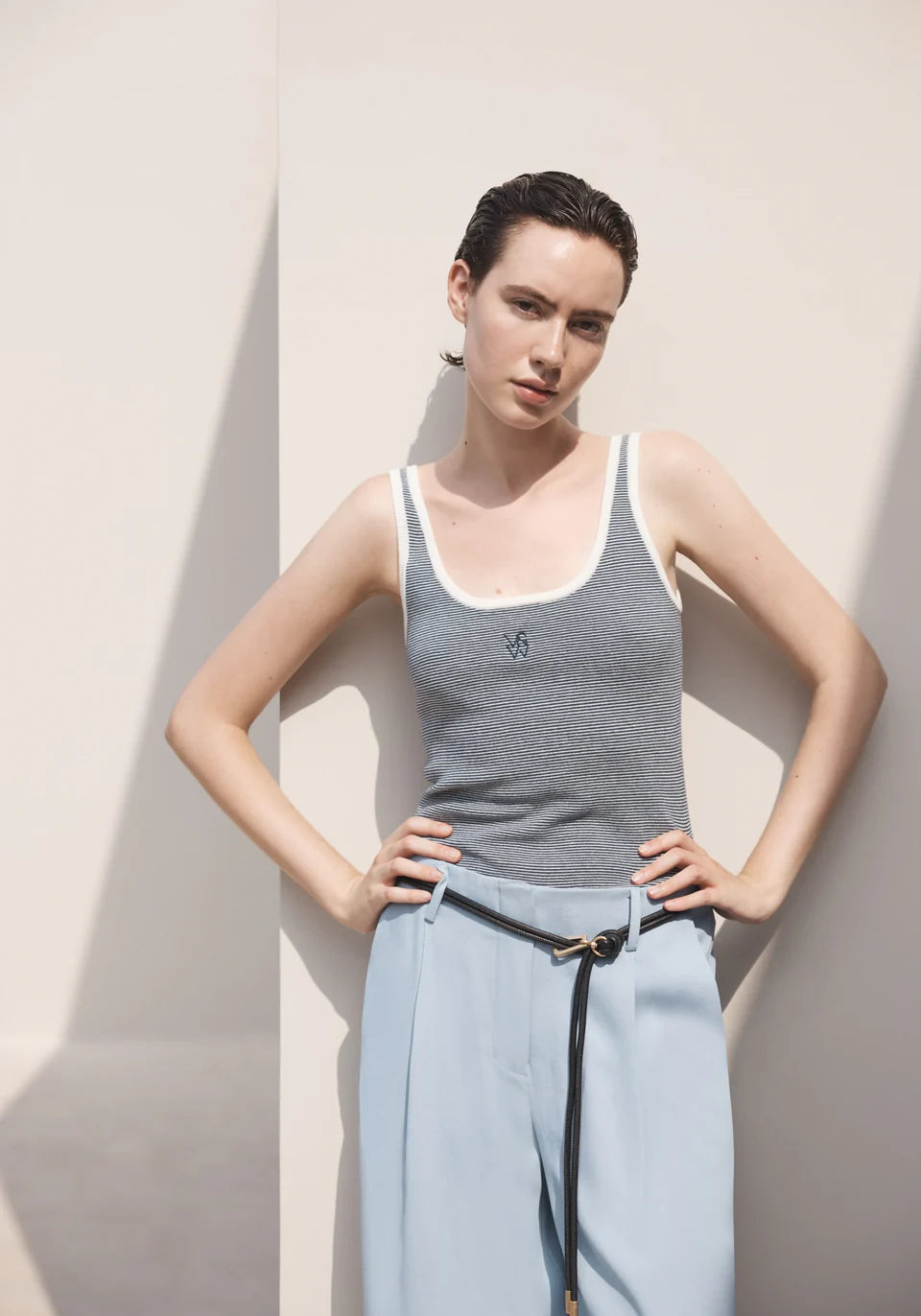 Chronicle tank, french navy stripe