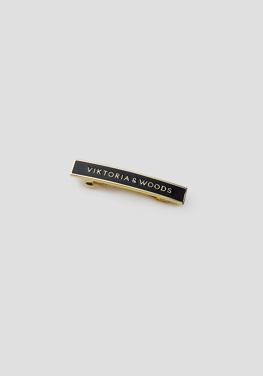 V & W hairclip, black