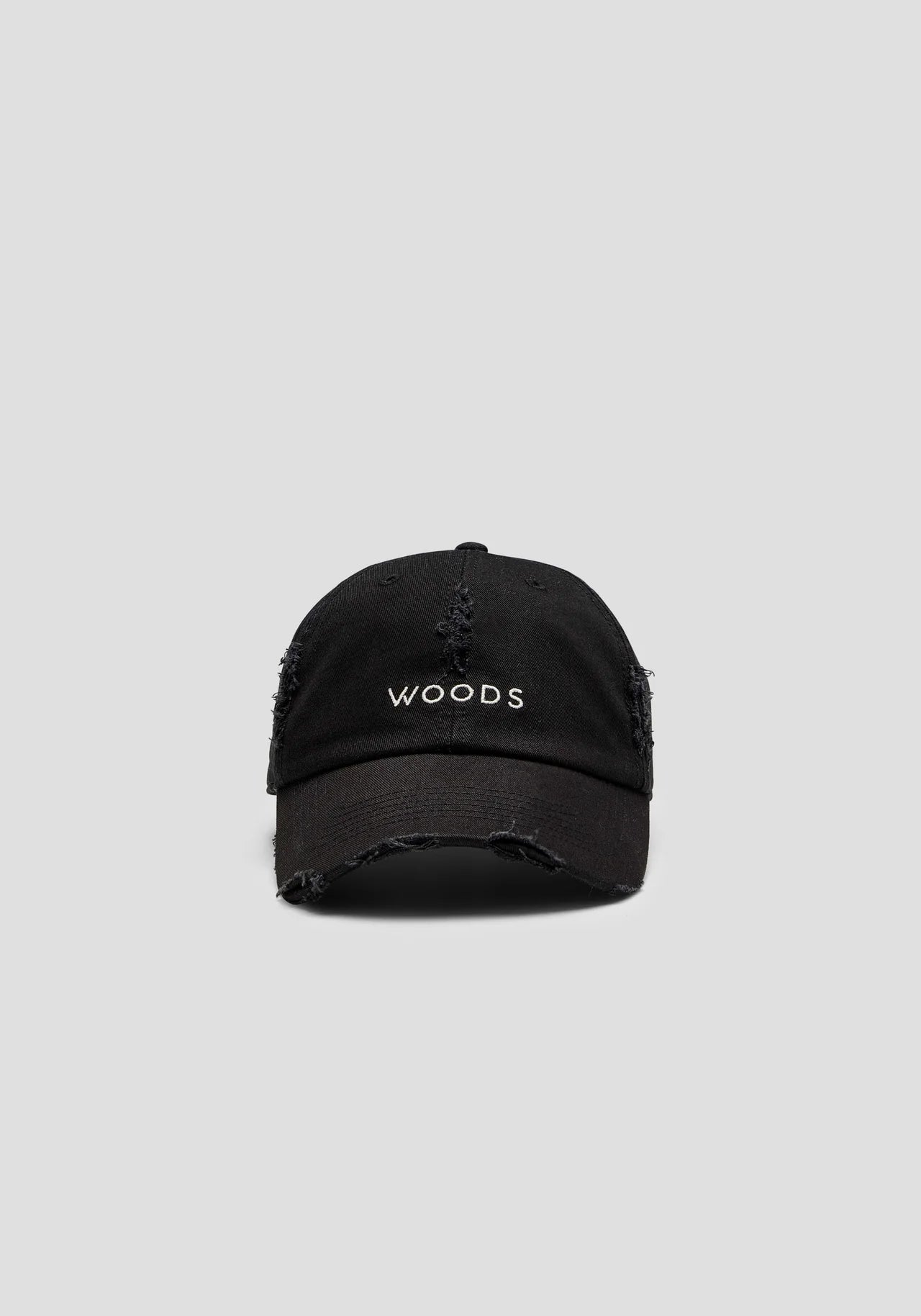 woods distressed cap, vintage black