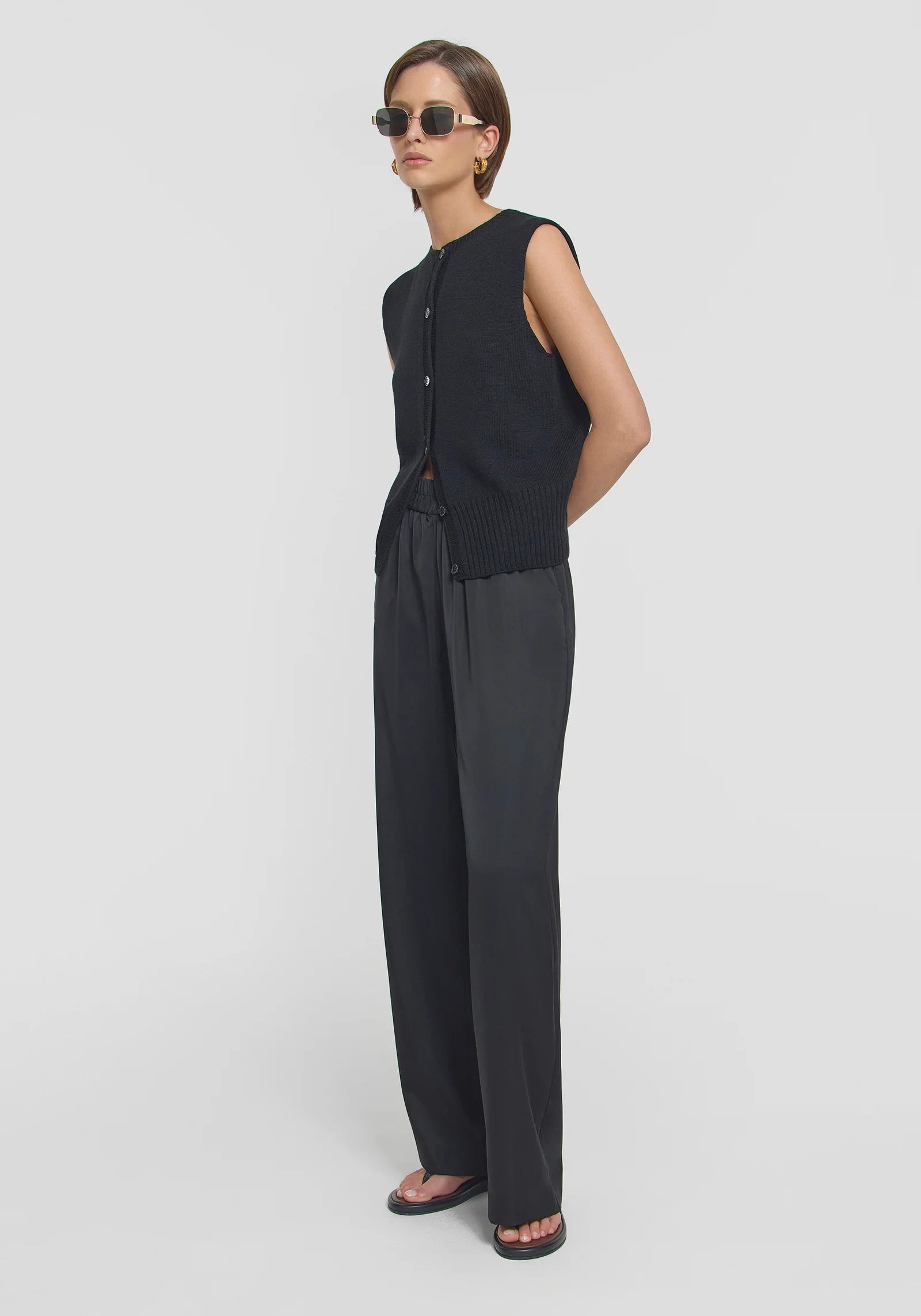 pilot pant, black
