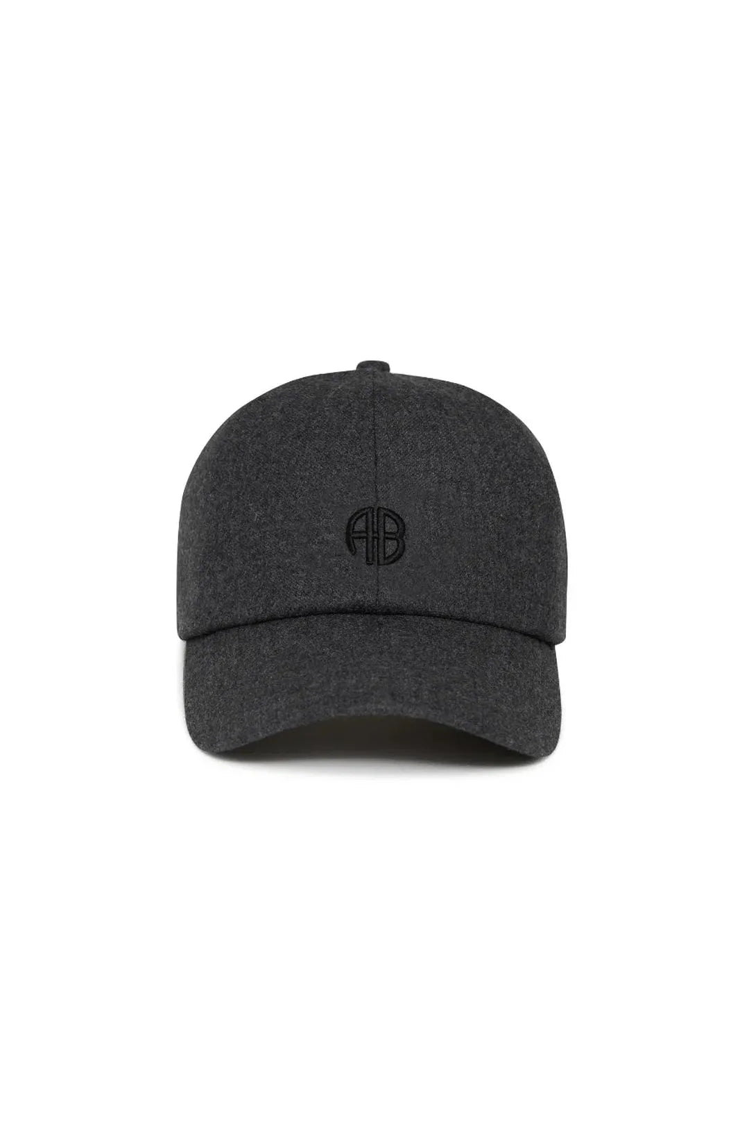 Jeremy baseball cap AB, dark heather grey wool