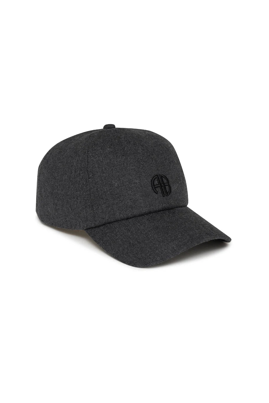 Jeremy baseball cap AB, dark heather grey wool