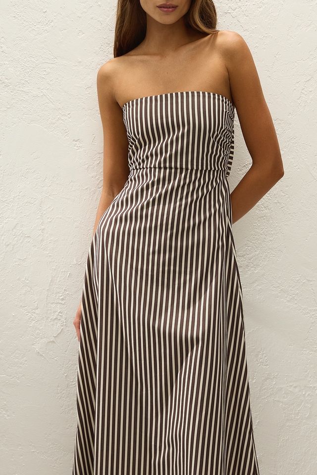 Casimiro midi dress, rita stripe port