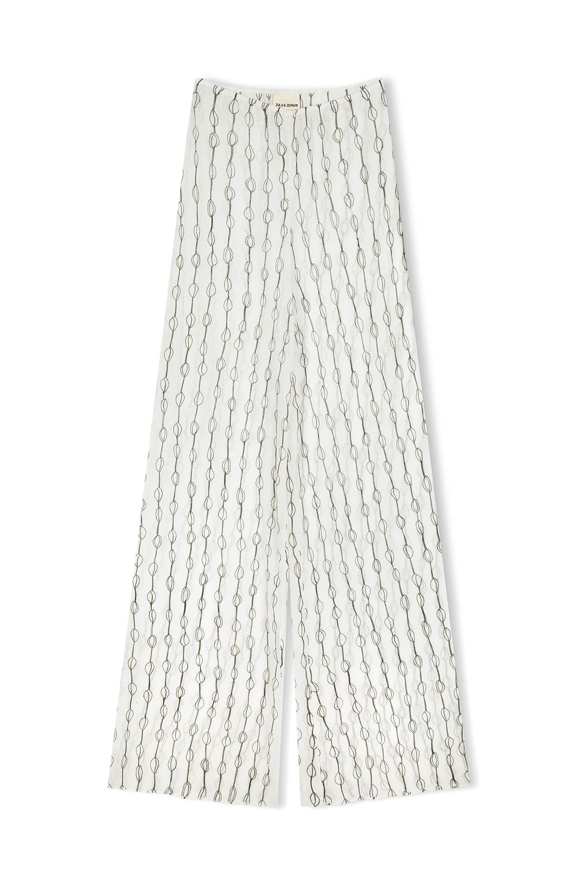 Shell knit pant