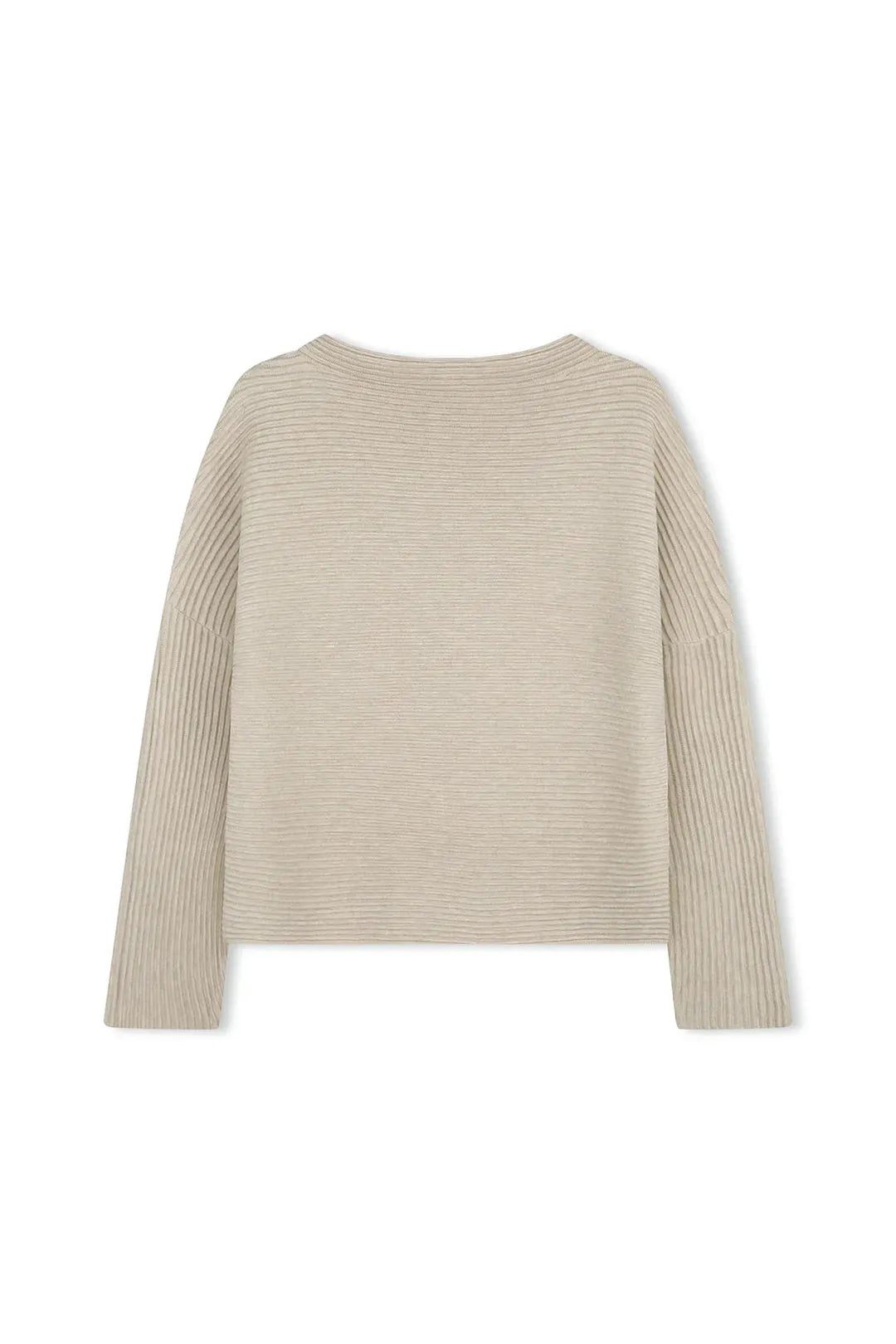 natural textured knit jumper