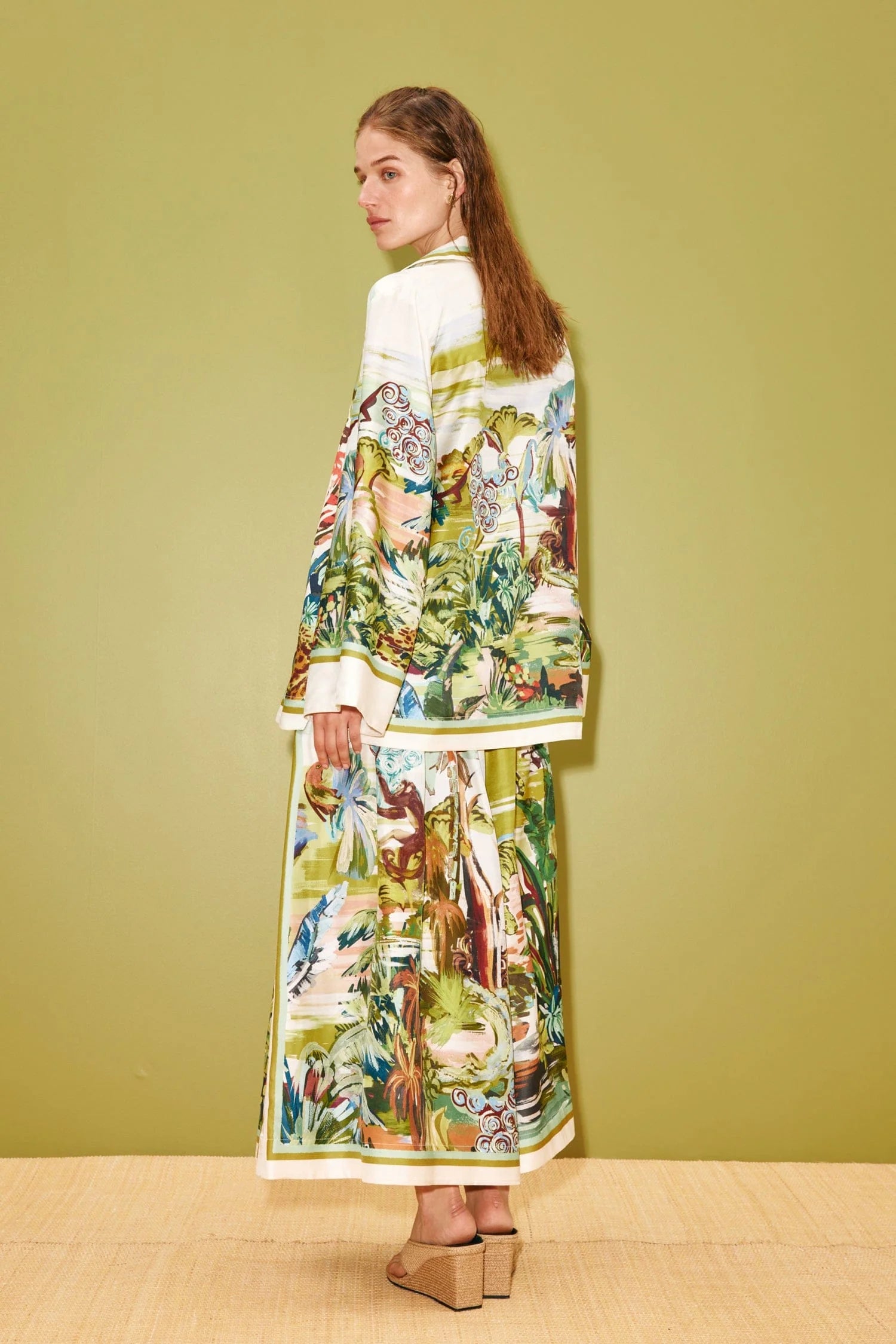 Jungle boogie silk culotte