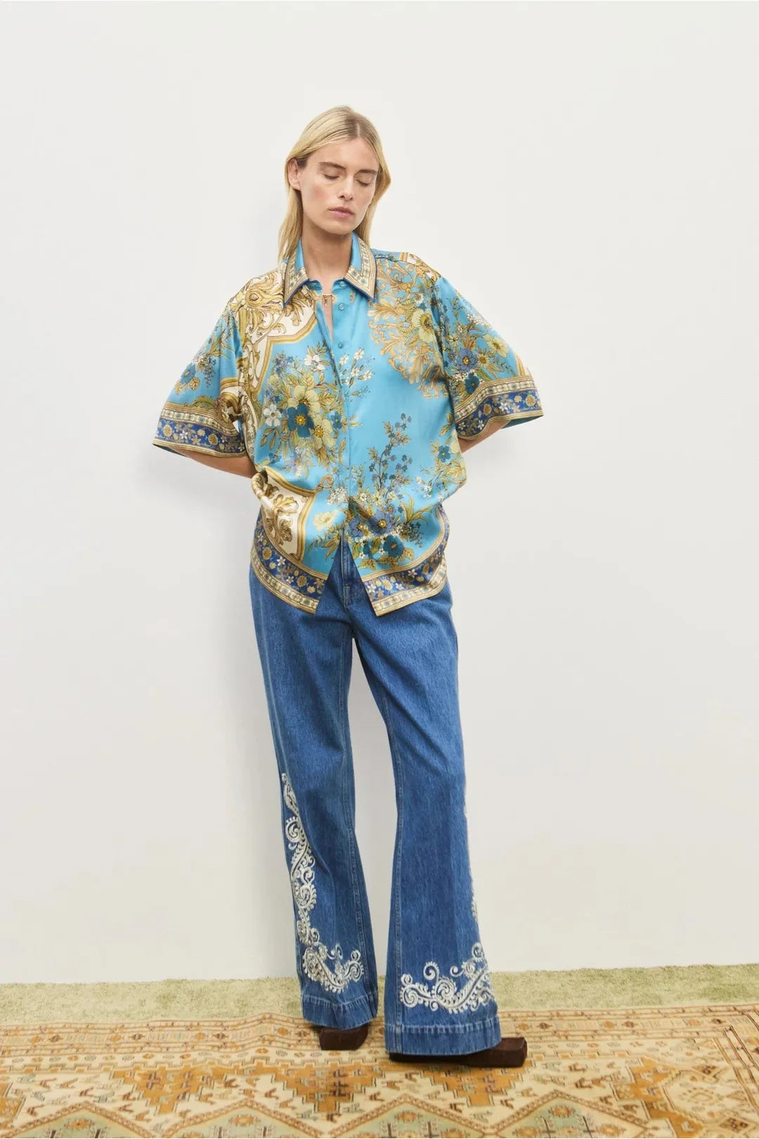 Cassie silk shirt