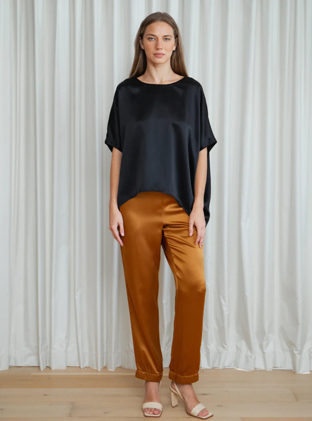 Comfort pant, rust